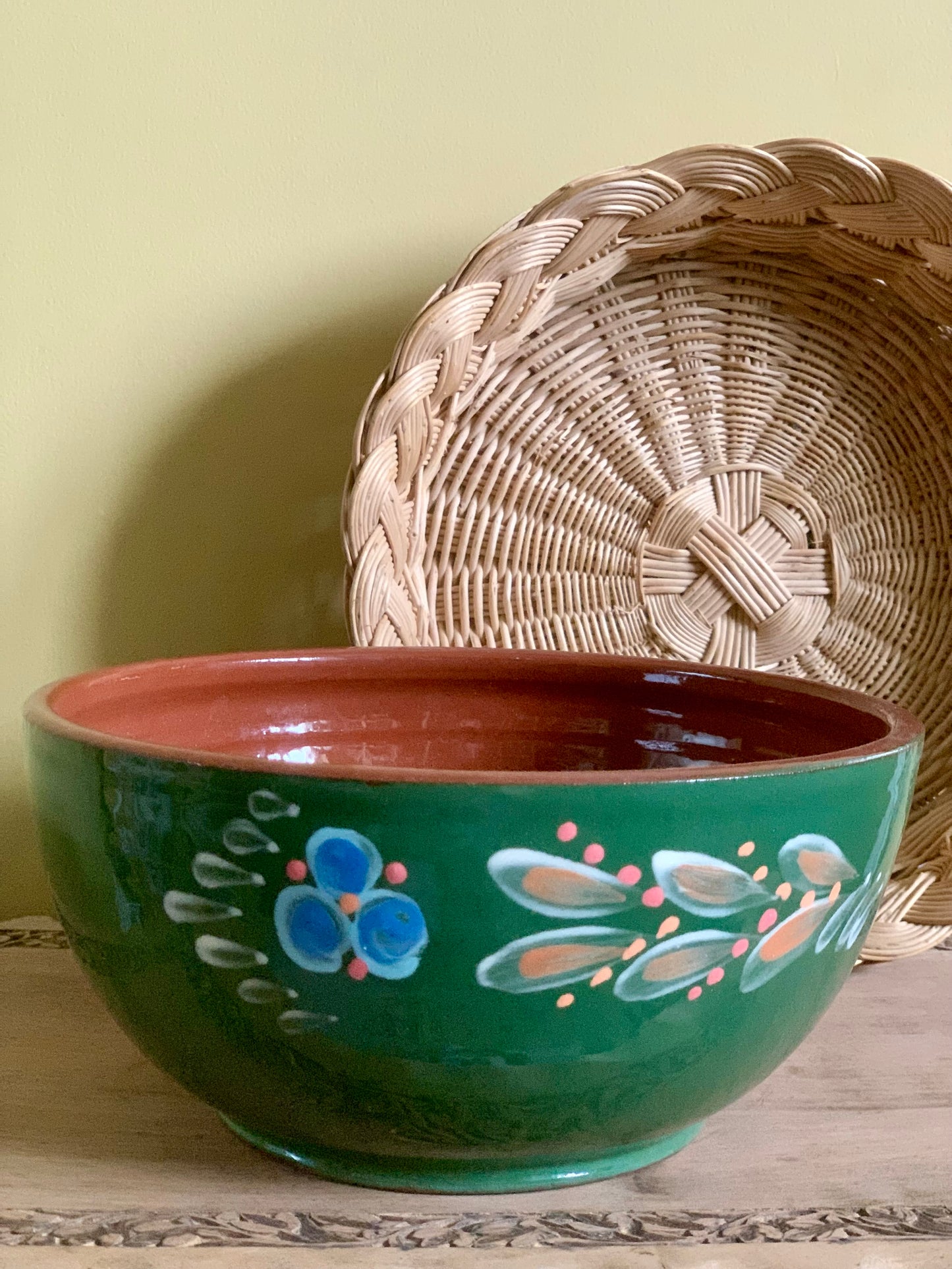 Handmade ceramic bowl.
