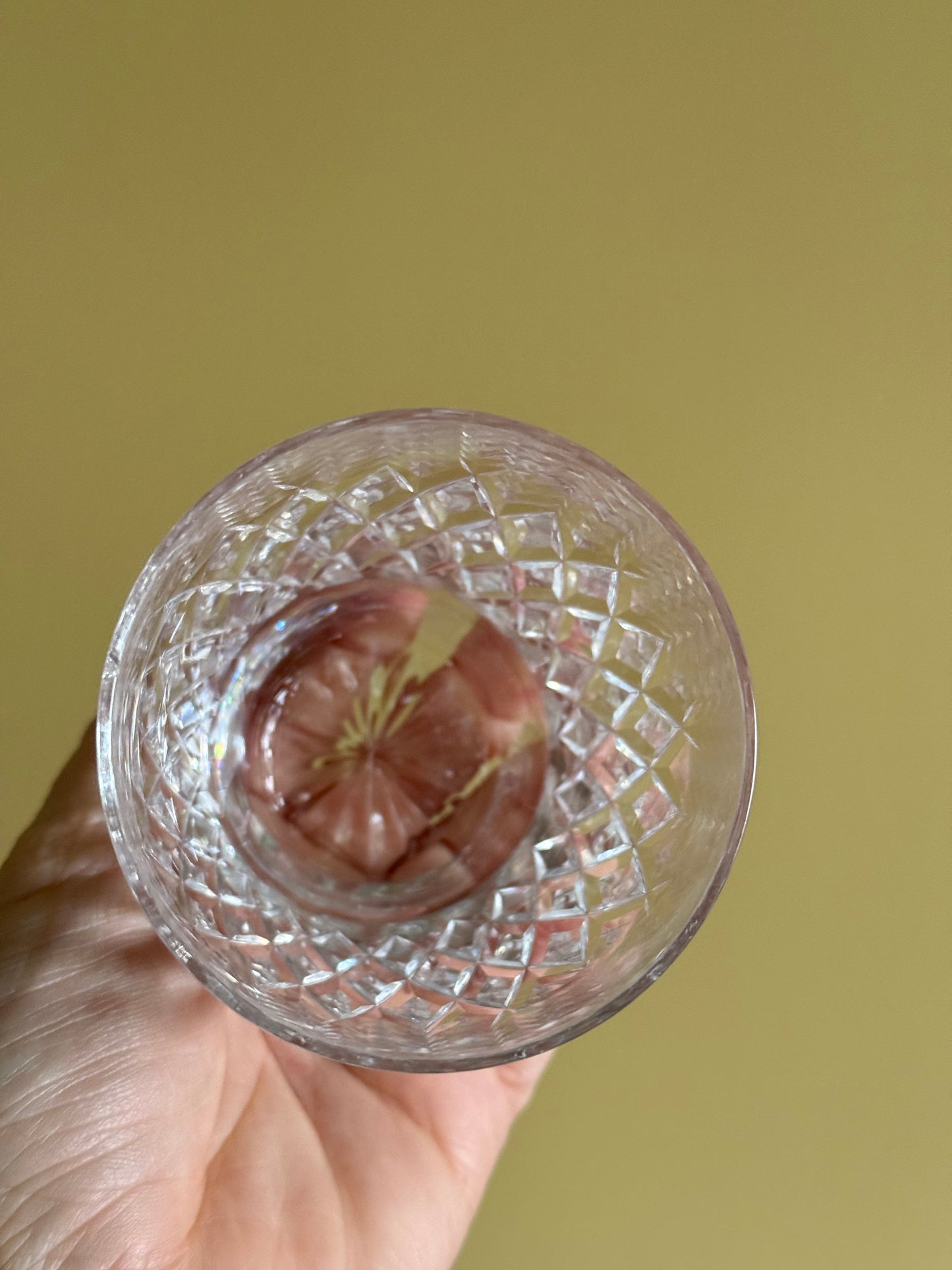 Vintage, stunning crystal tumblers.