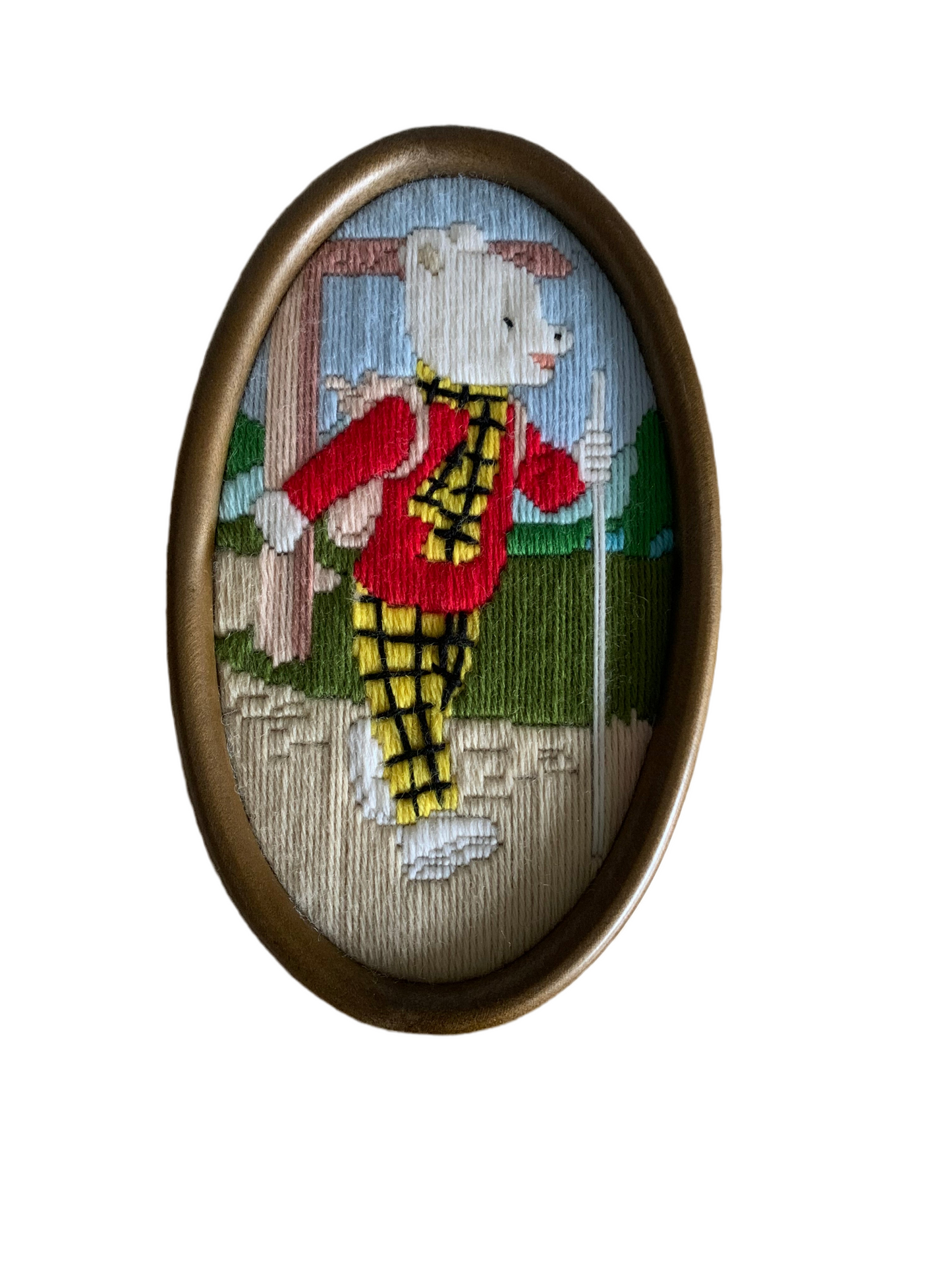 Vintage, cute wool tapestries.