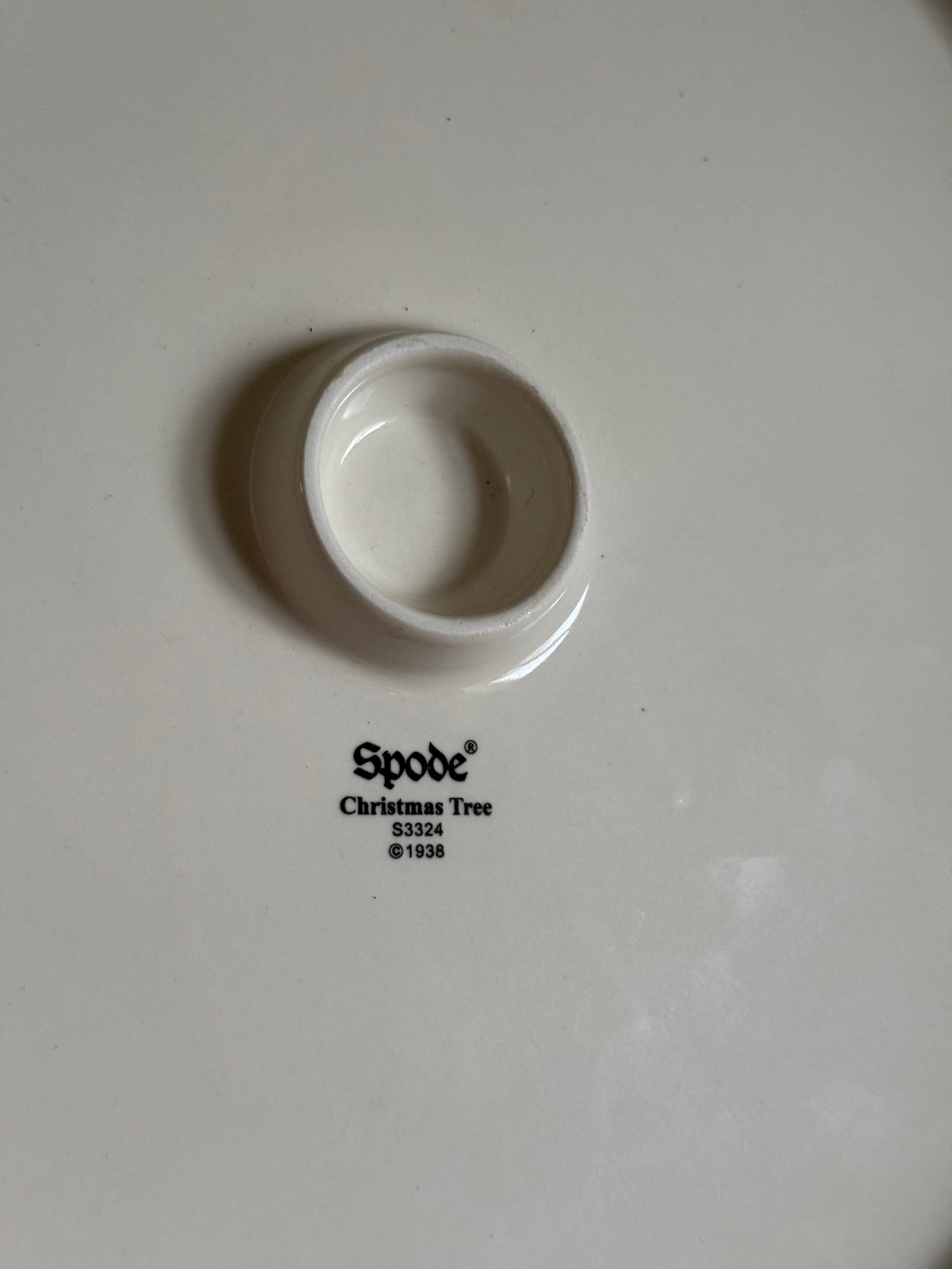 Vintage, Spode Christmas cake serving plate.