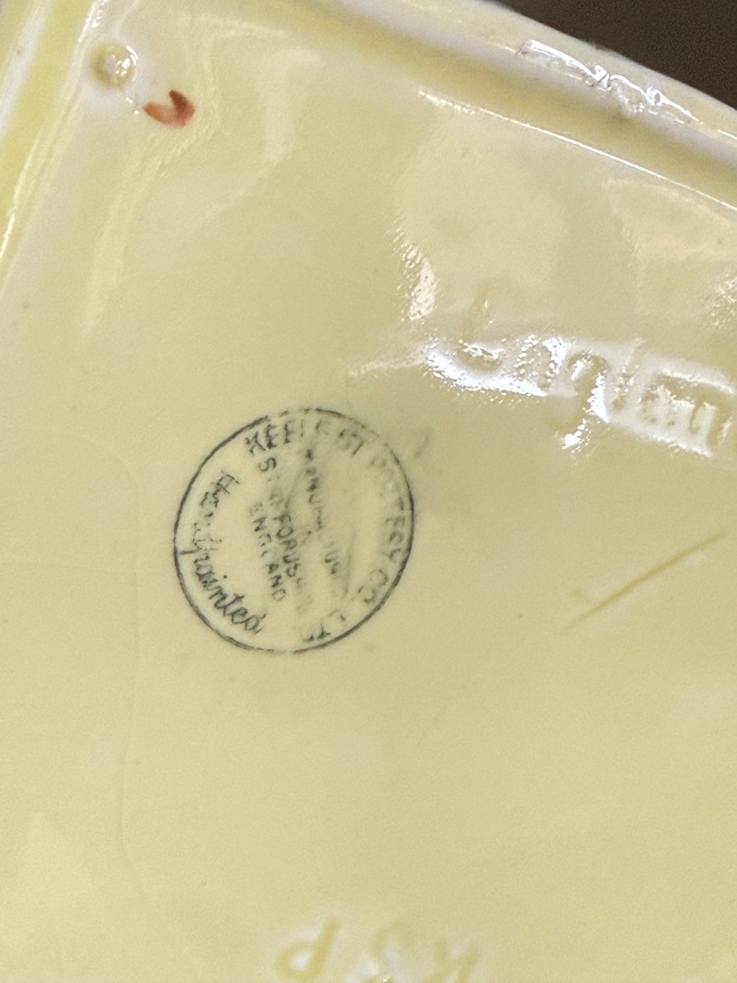 Vintage Sadler Cottage Ware teapot made in Staffordshire, England.