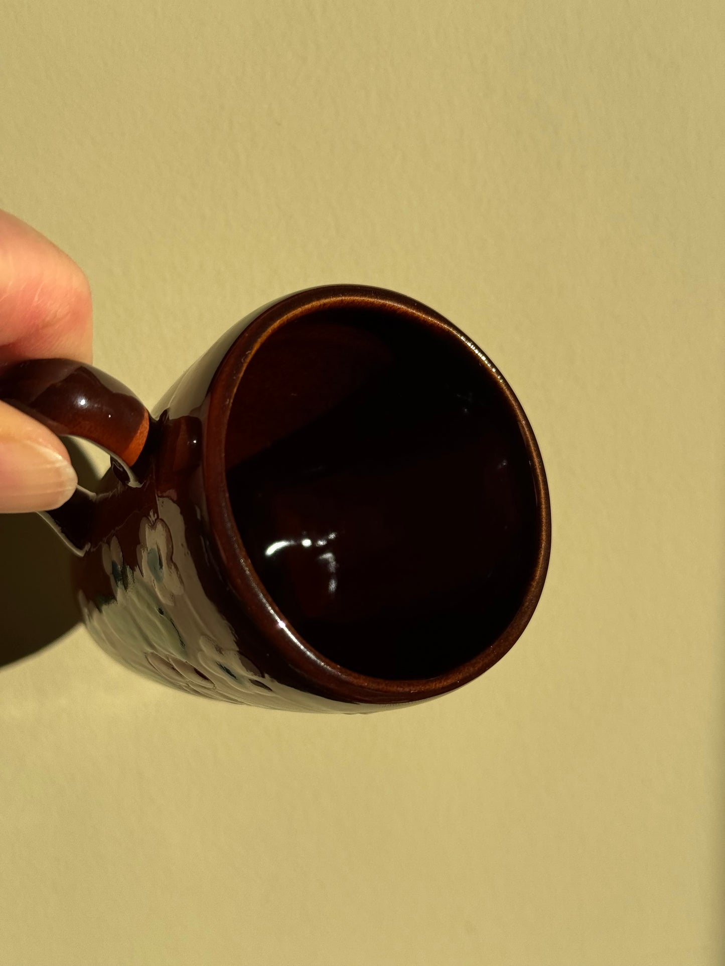 Vintage, handmade espresso set.