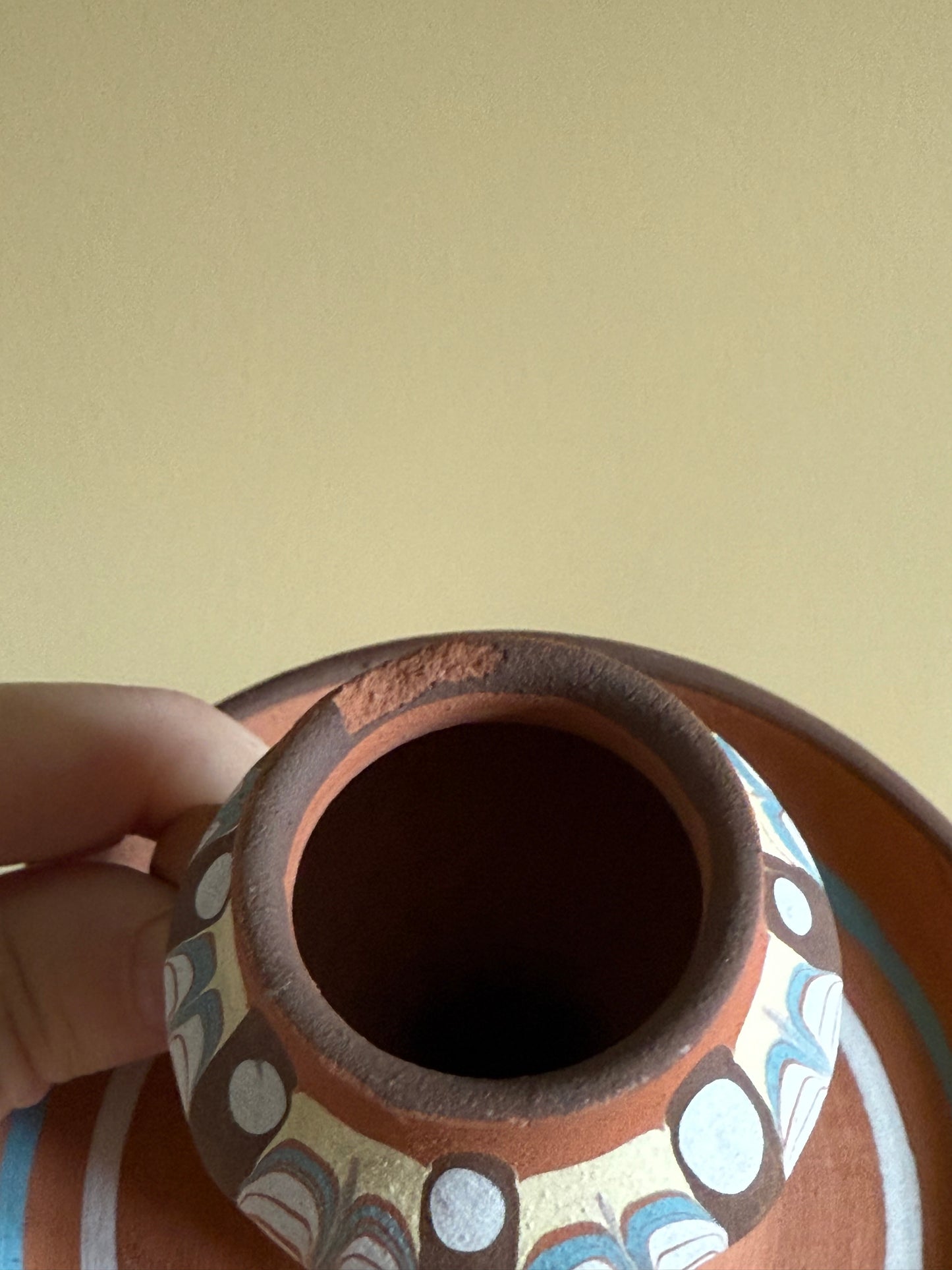 Vintage, hand made candle stick.