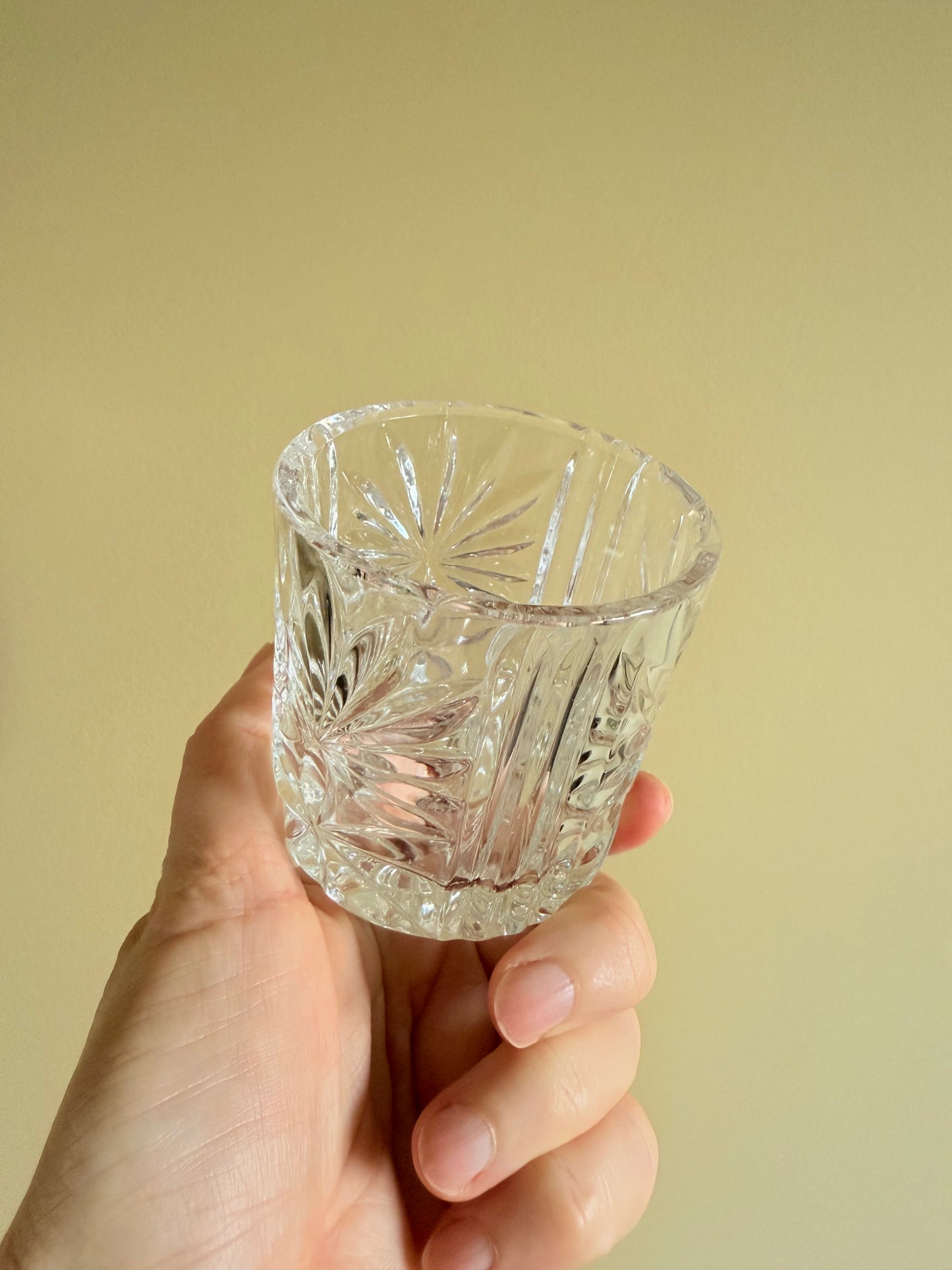 Vintage, crystal sugar bowl / dish.