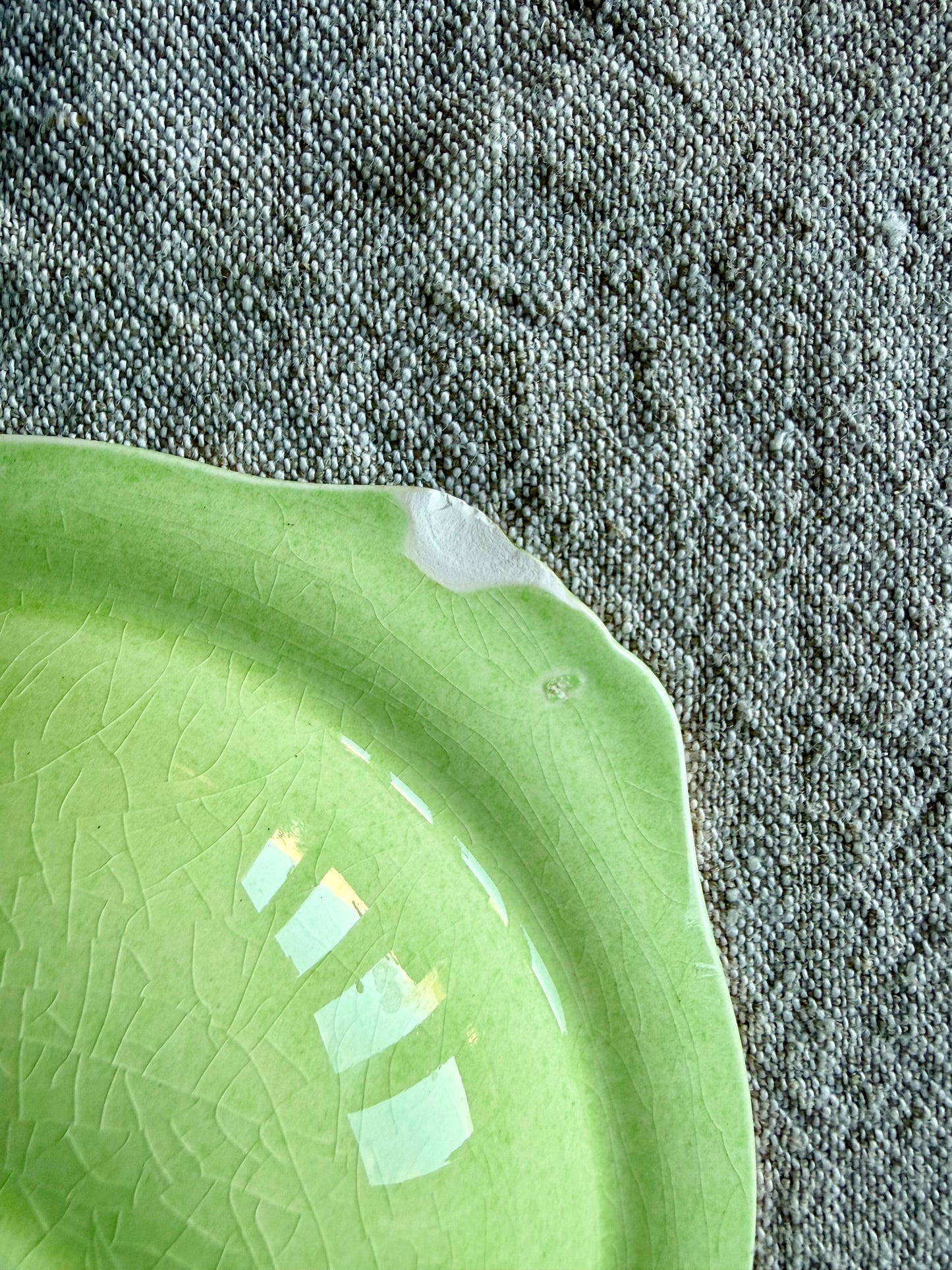 Antique apple green bowls.