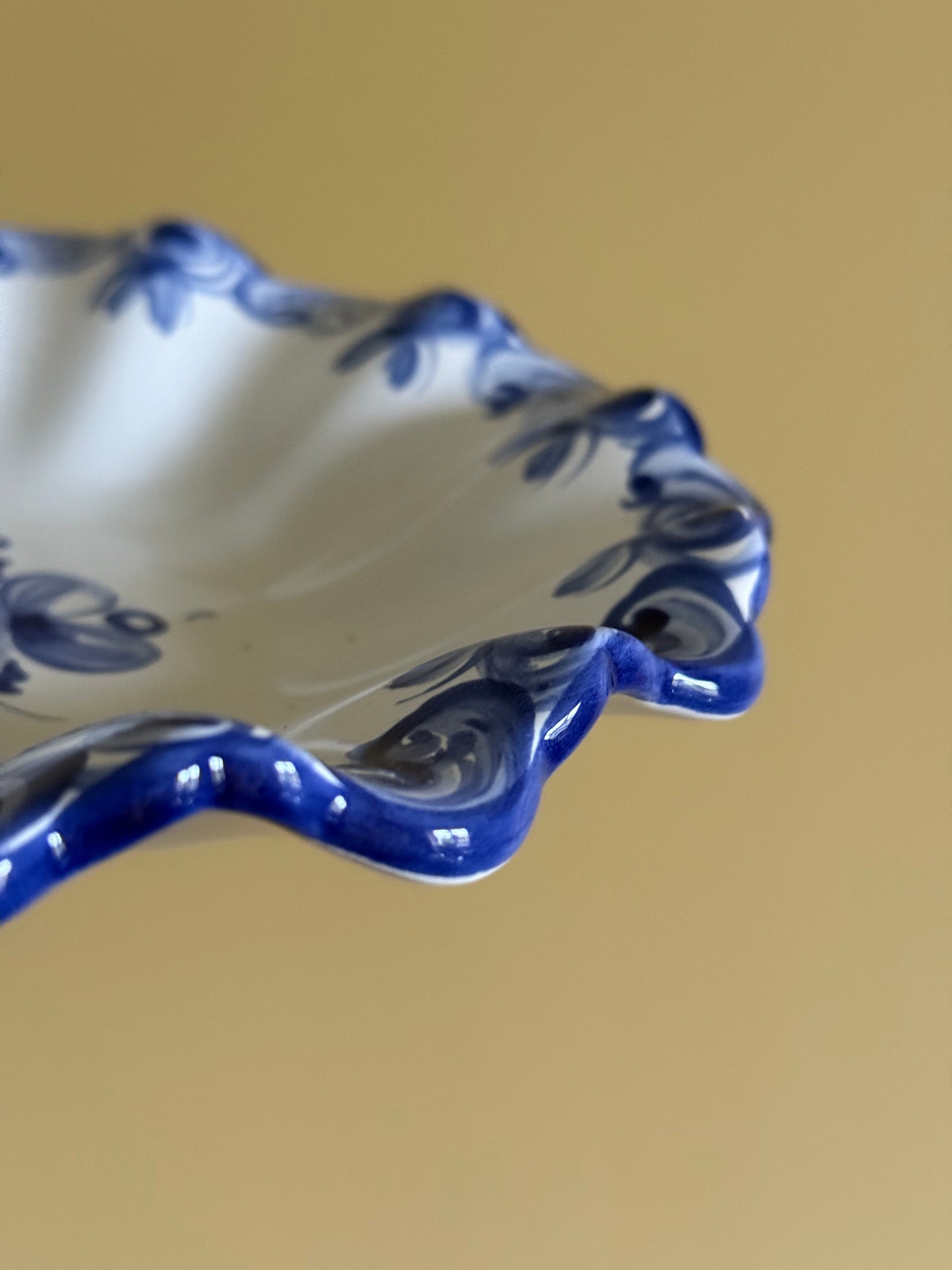 Vintage, handmade Portuguese dish.