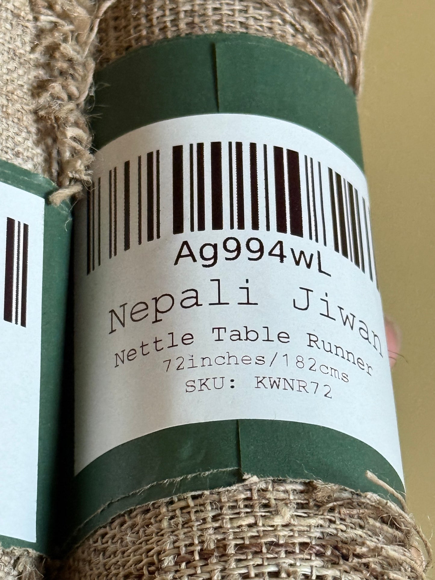 Nepali Handwoven NETTLE table set.