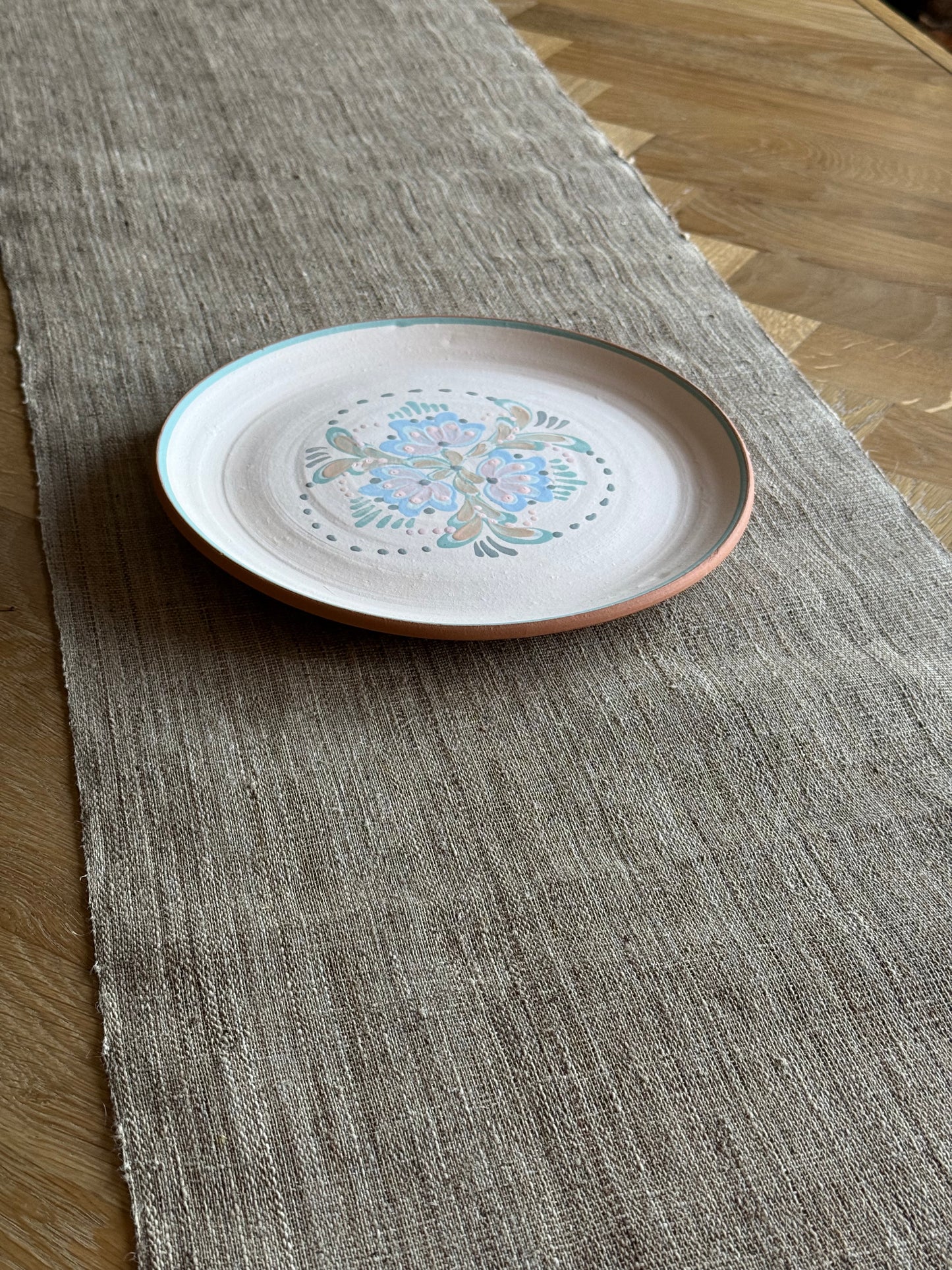 Handmade ceramic platter.