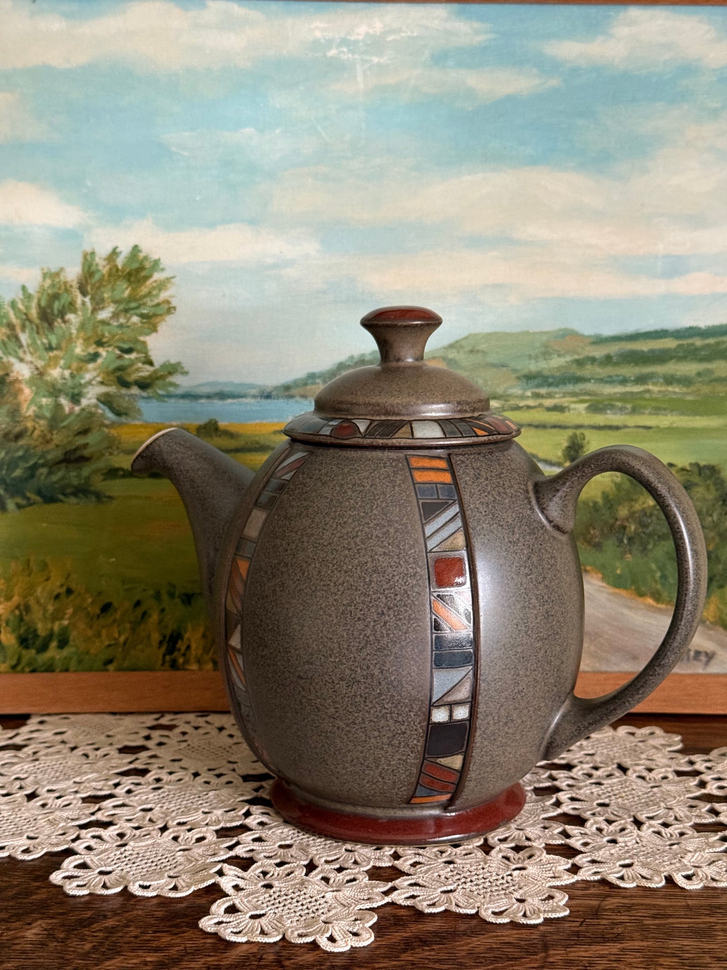 Vintage Denby teapot.
