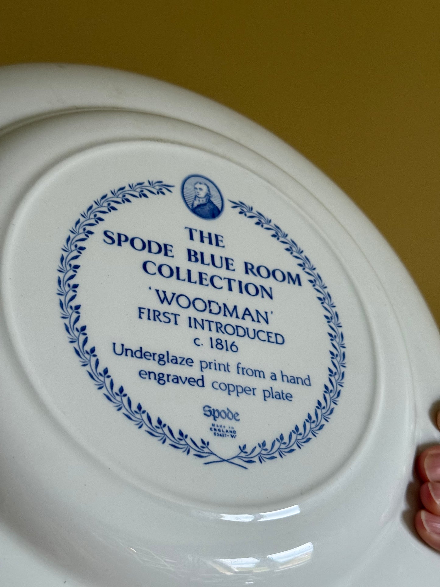 SPODE Blue room collection Woodman