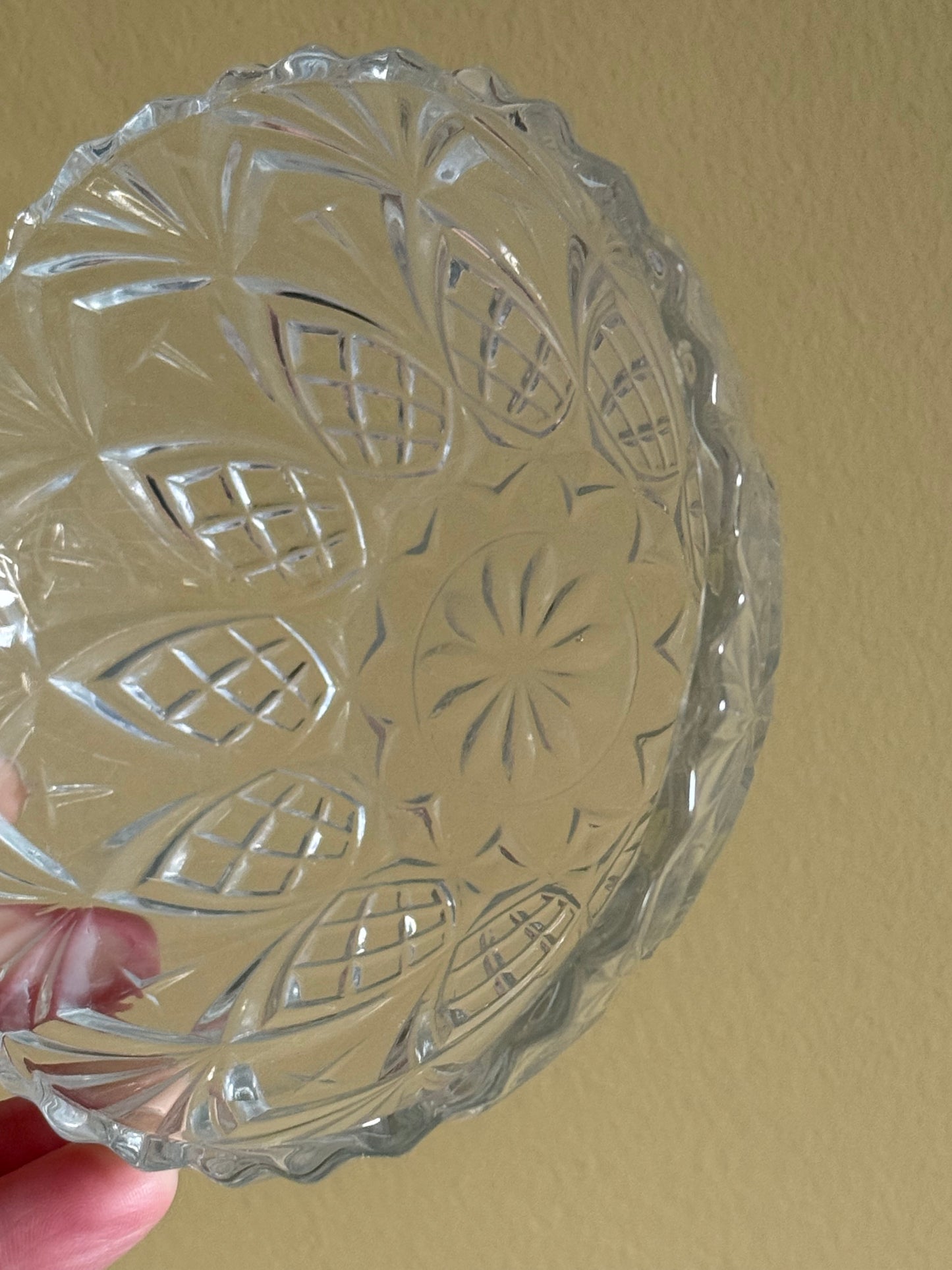 Vintage, glass dessert bowls.