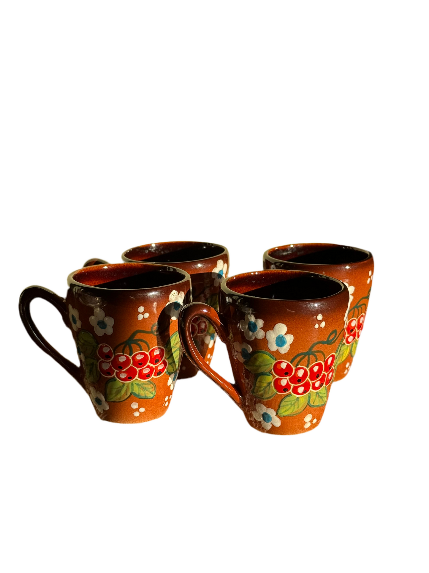 Vintage, handmade espresso set.