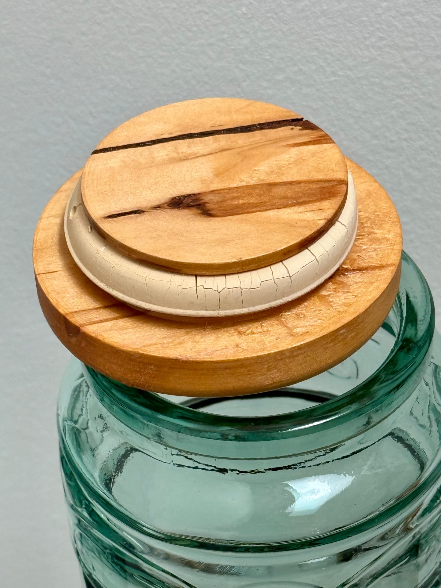 Vintage spaghetti jars.