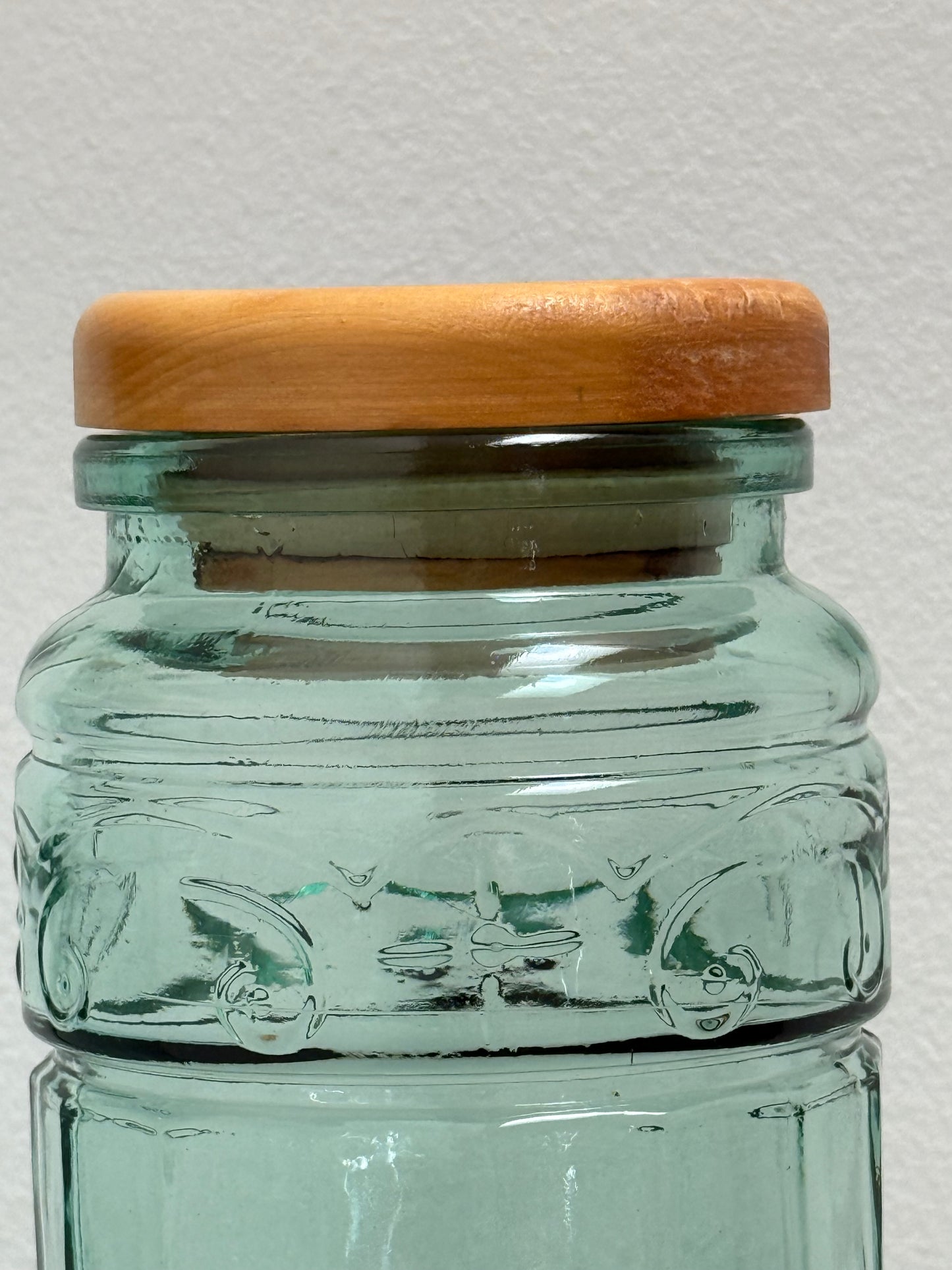 Vintage spaghetti jars.
