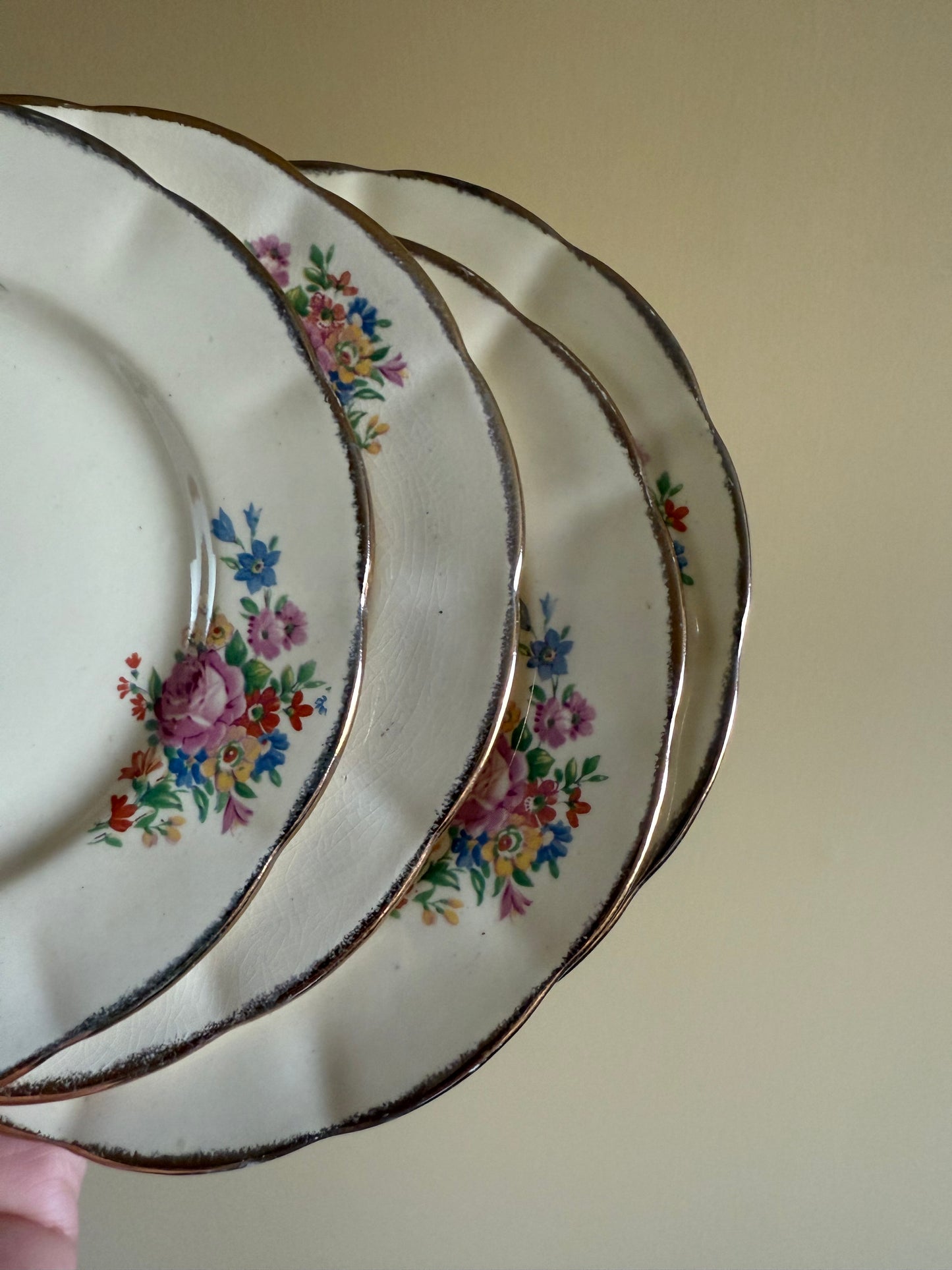 Vintage, sweet side plates.