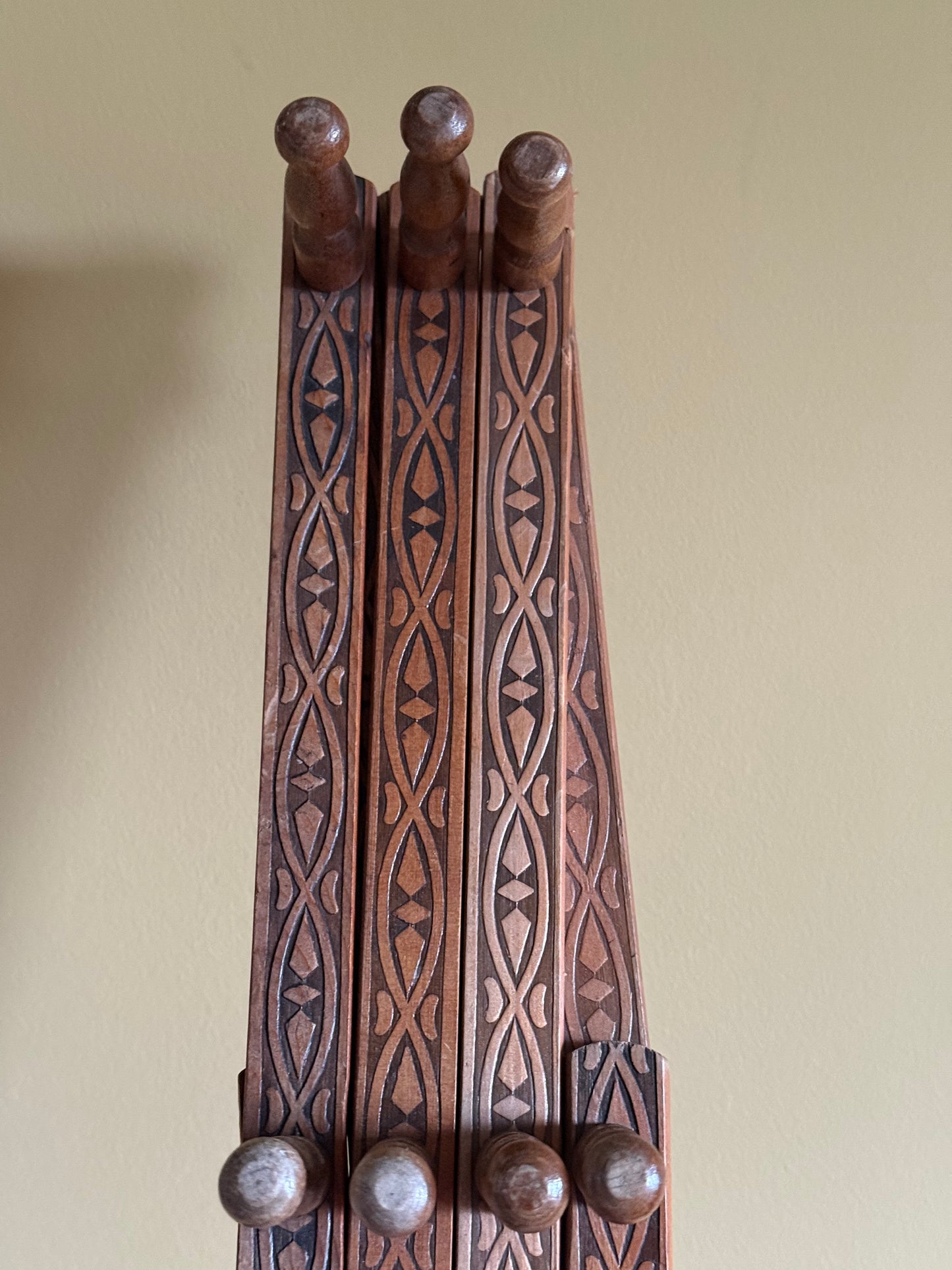 Vintage wooden wall hanger.