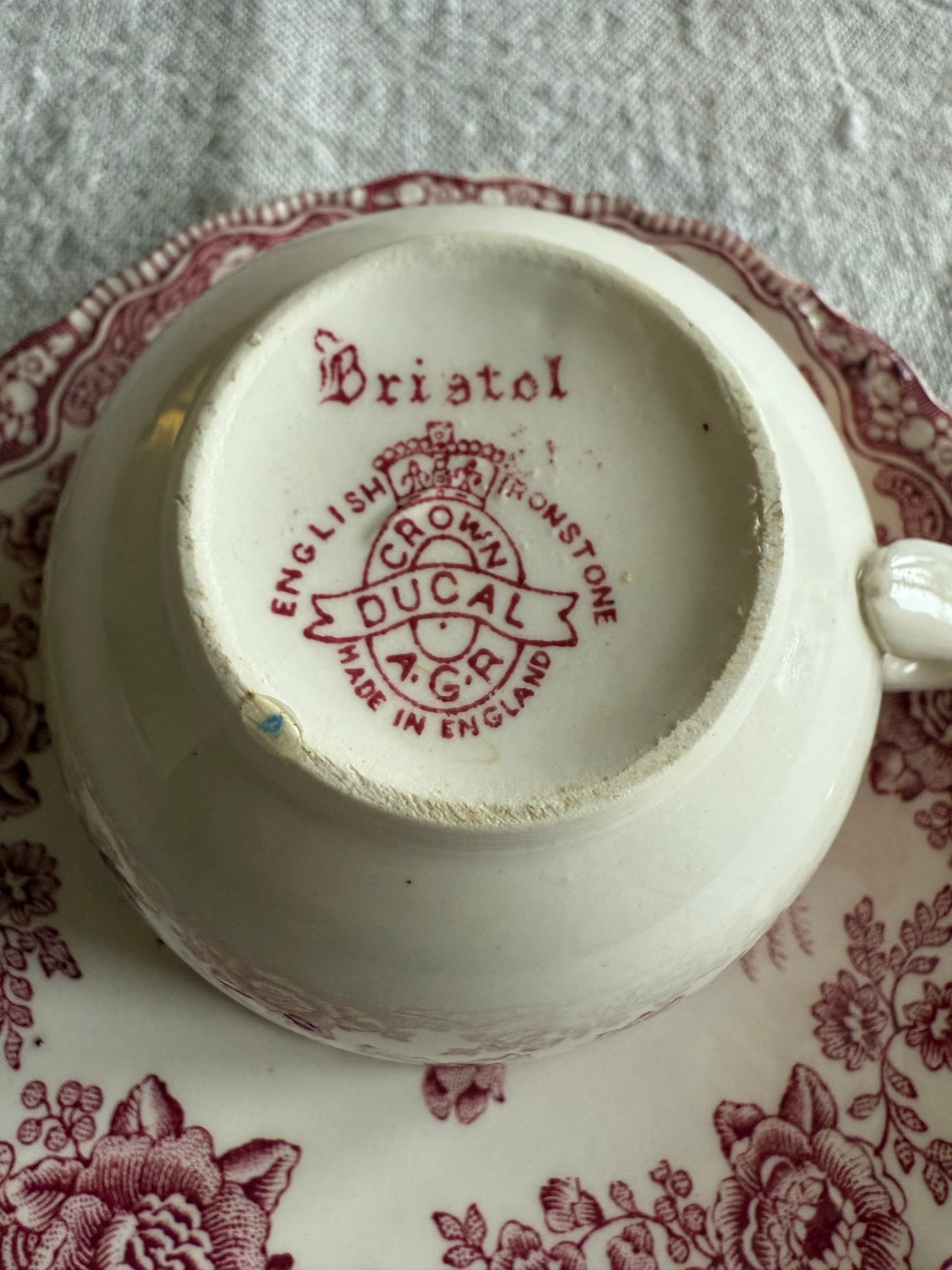Antique cup and saucer.