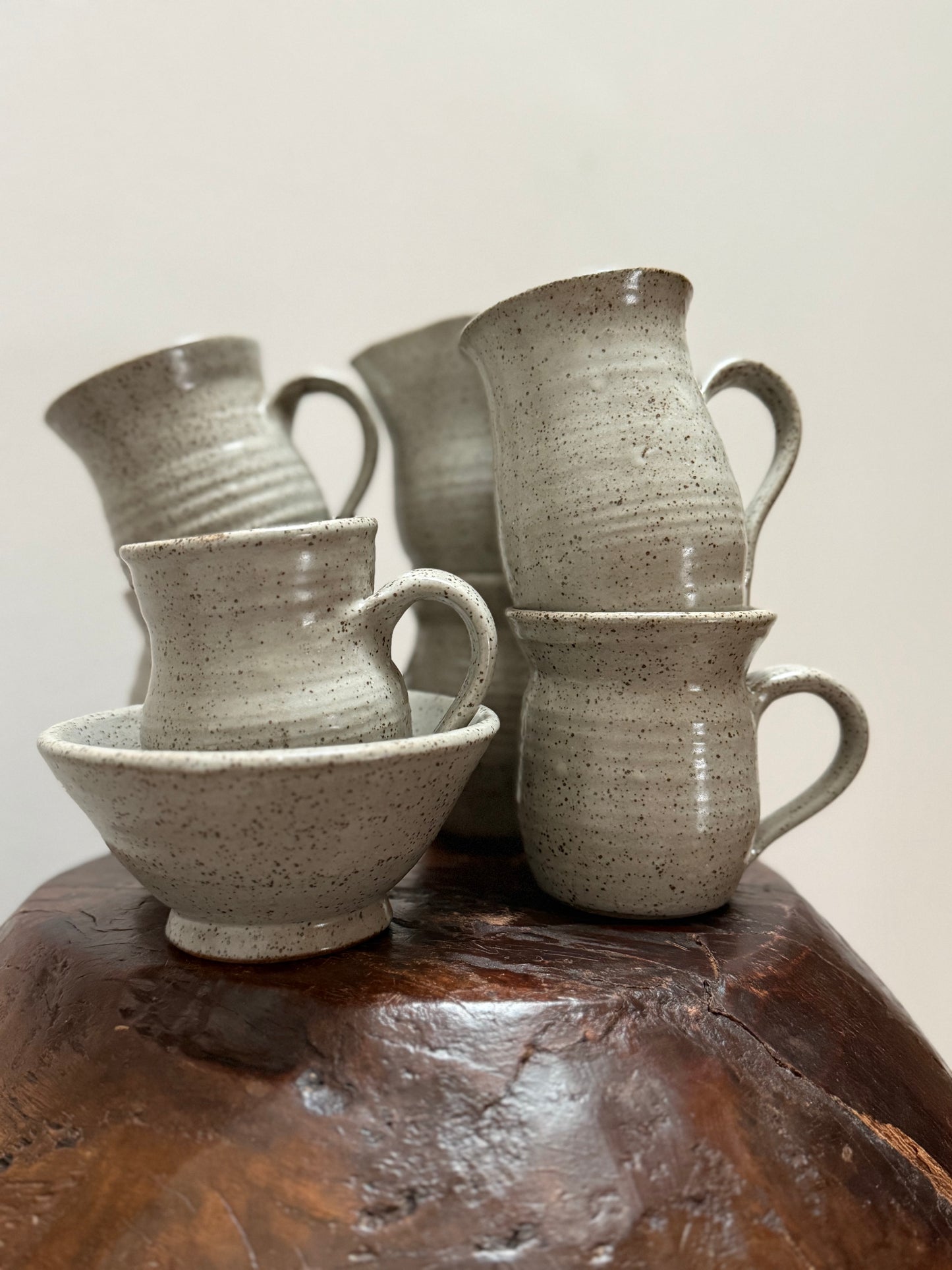 Vintage handmade pottery.