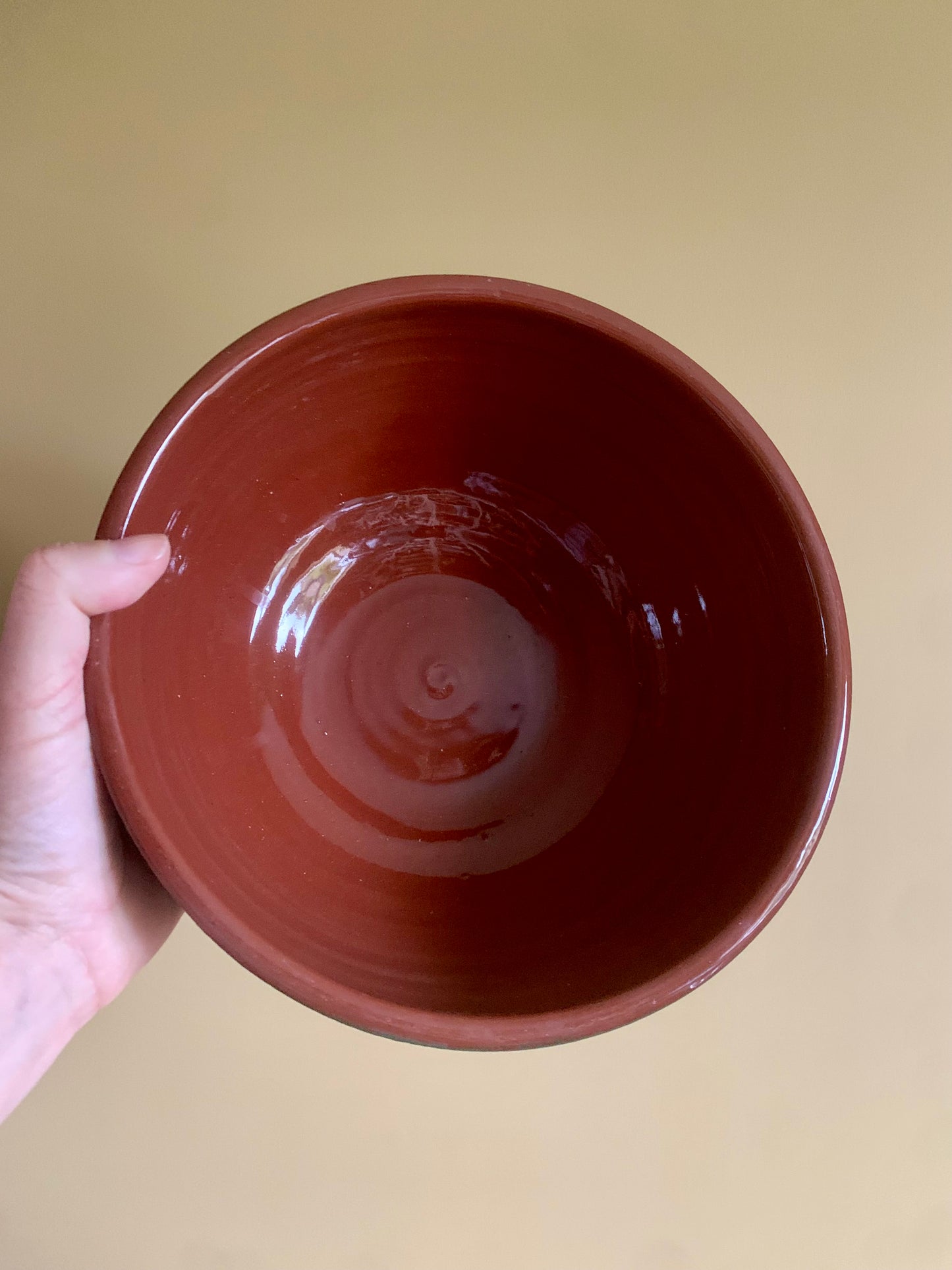 Handmade ceramic bowl.