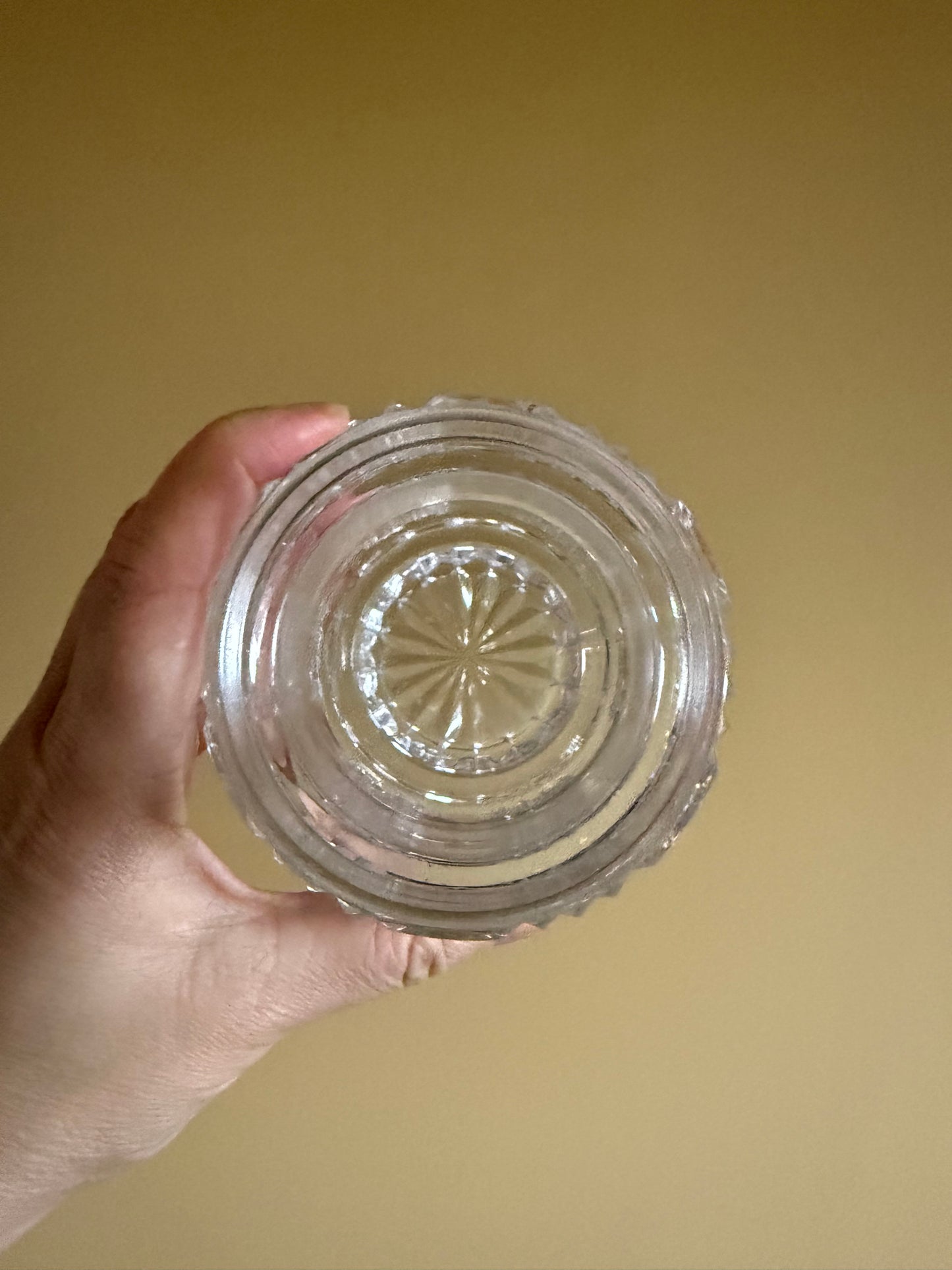 Small crystal decanter.
