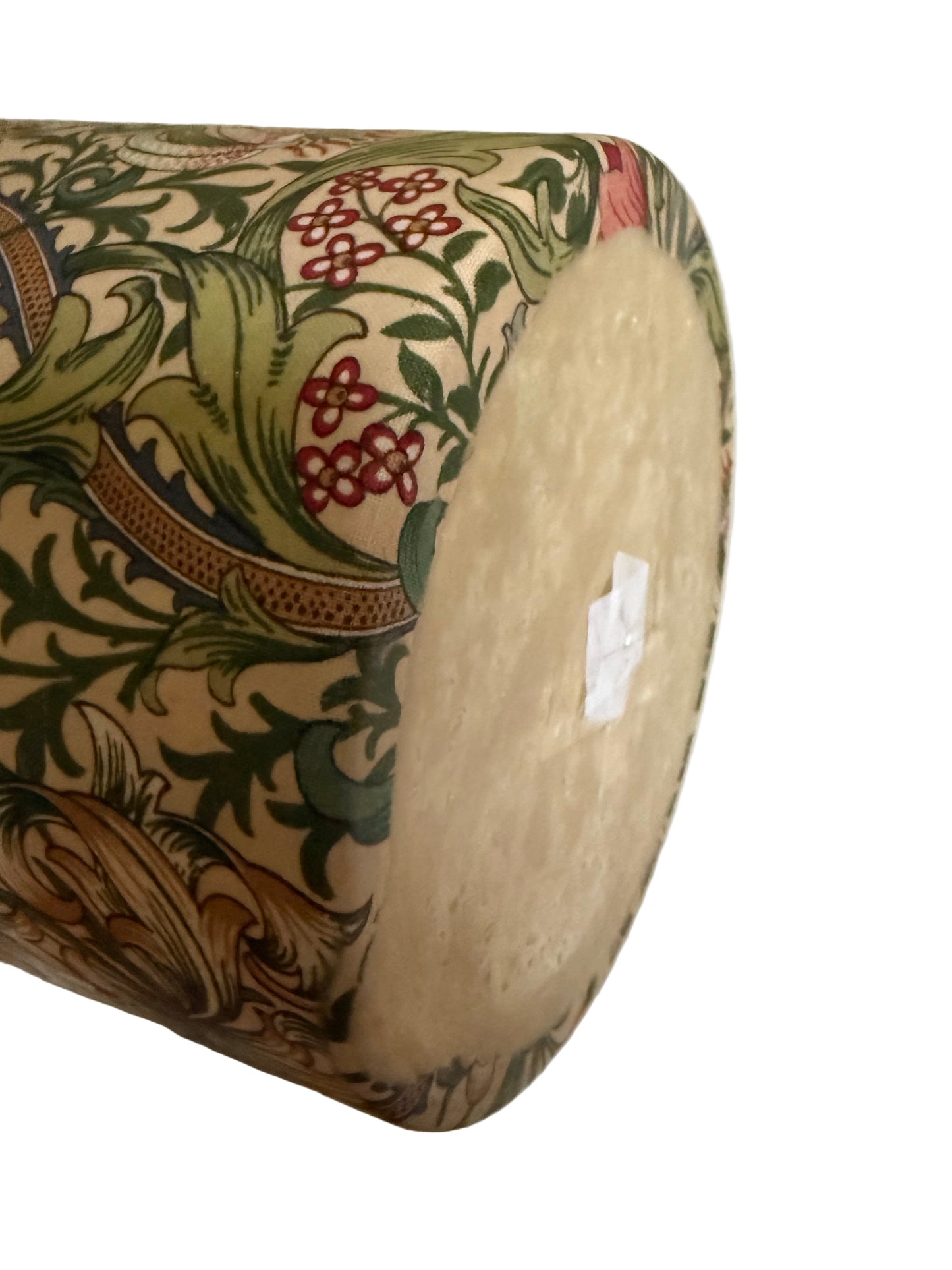 Vintage William Morris paper waste bin.