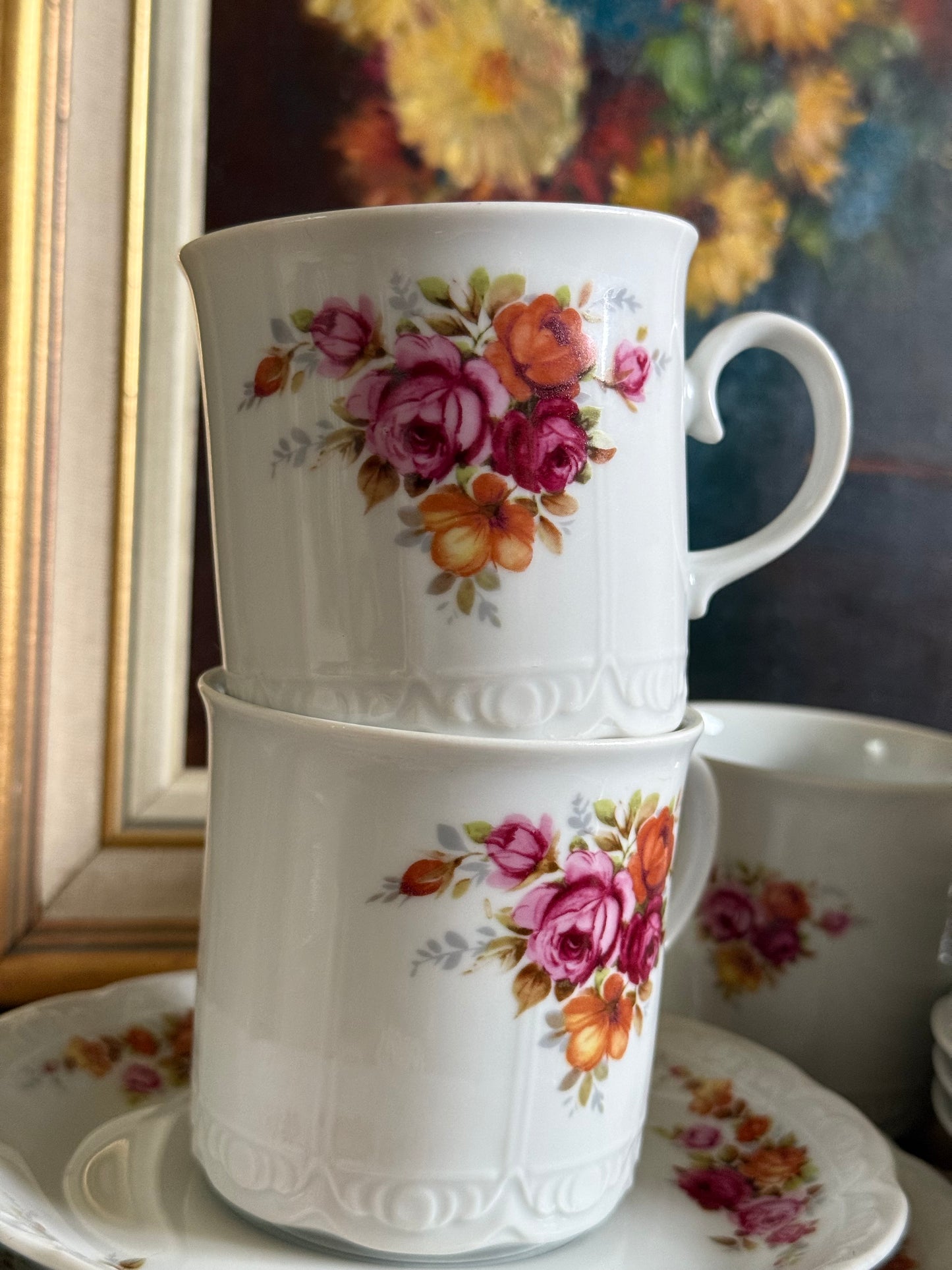Vintage, Bavarian coffee set.