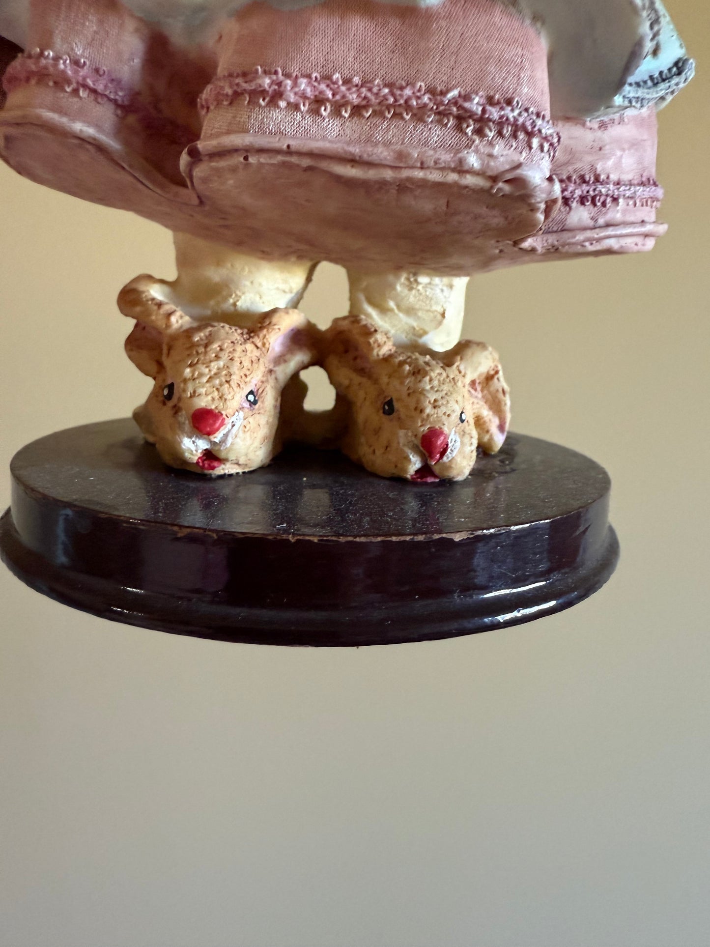 Vintage resin cute girl figurine.
