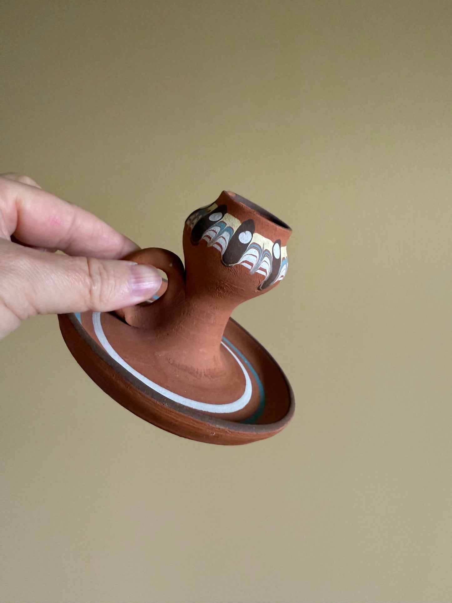 Vintage, hand made candle stick.