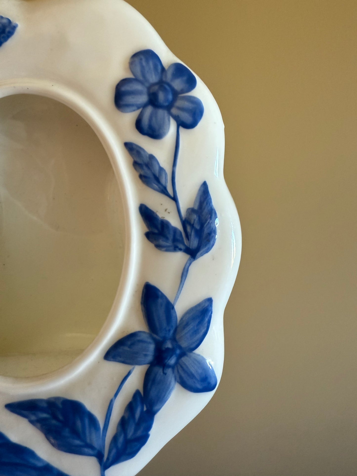Vintage, fine bone china photo frame.