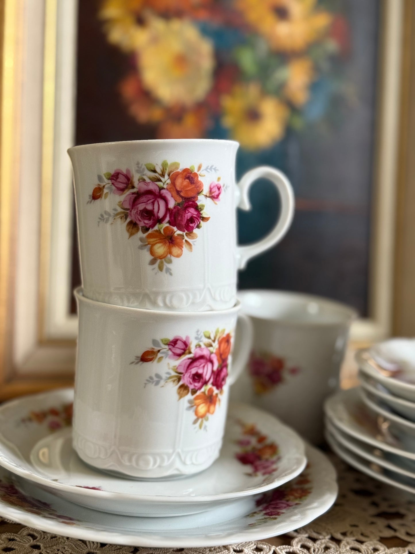 Vintage, Bavarian coffee set.