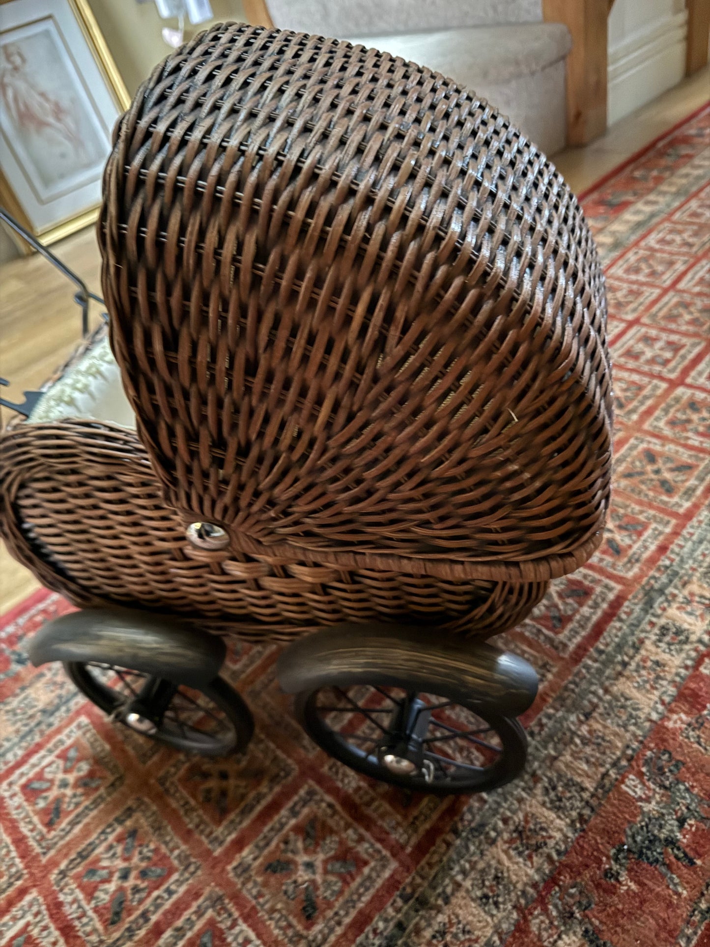 Vintage doll pram.
