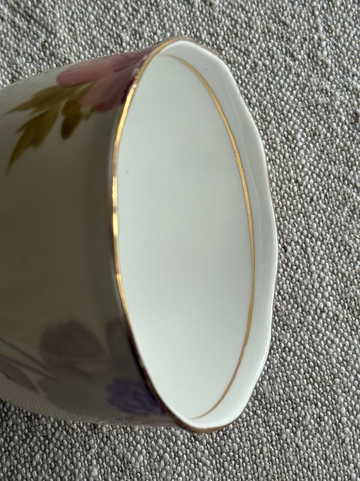 Vintage  Roslyn China hand-painted tea set, made in England