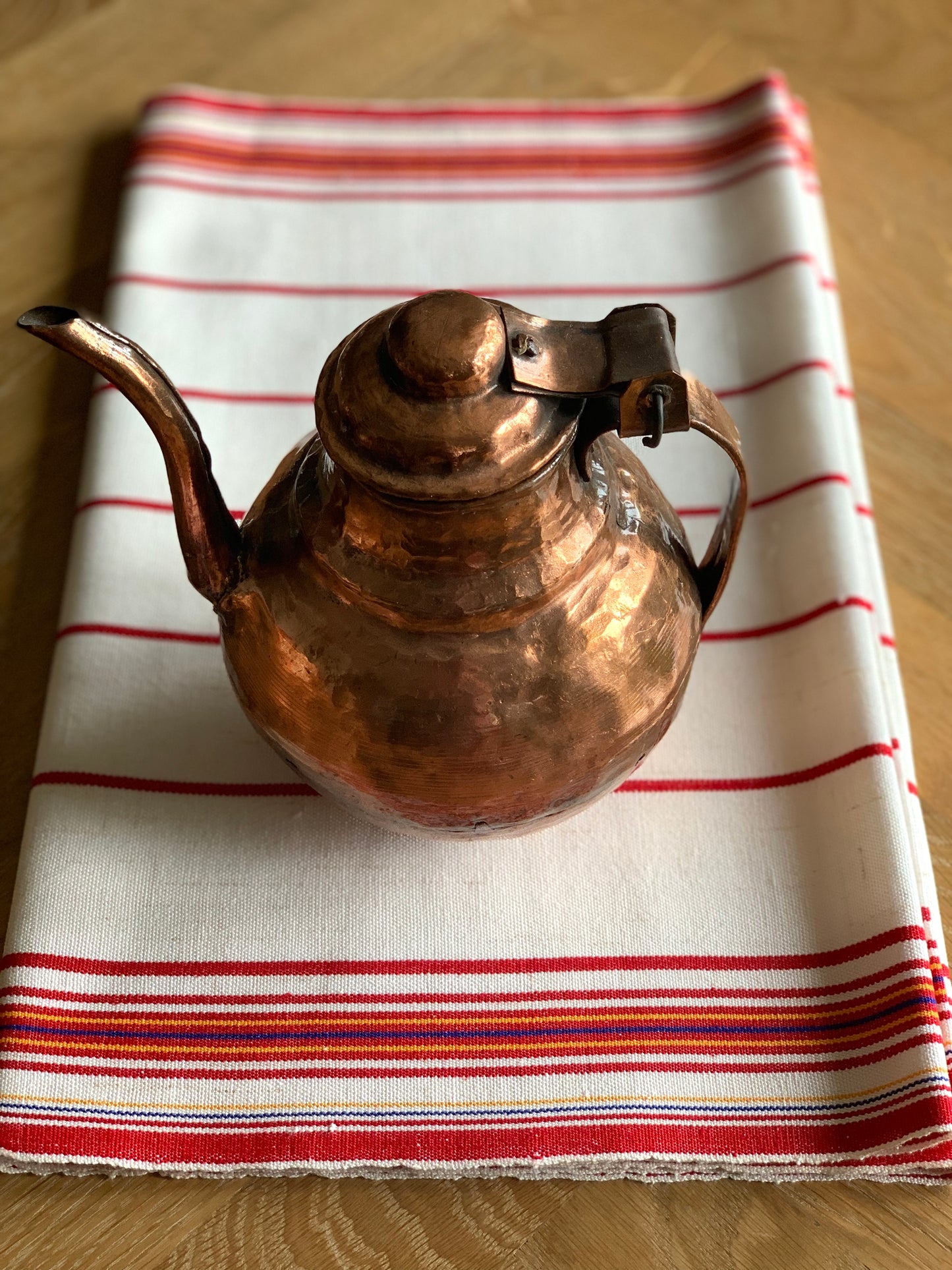 Antique, handwoven, 100% cotton table runner.