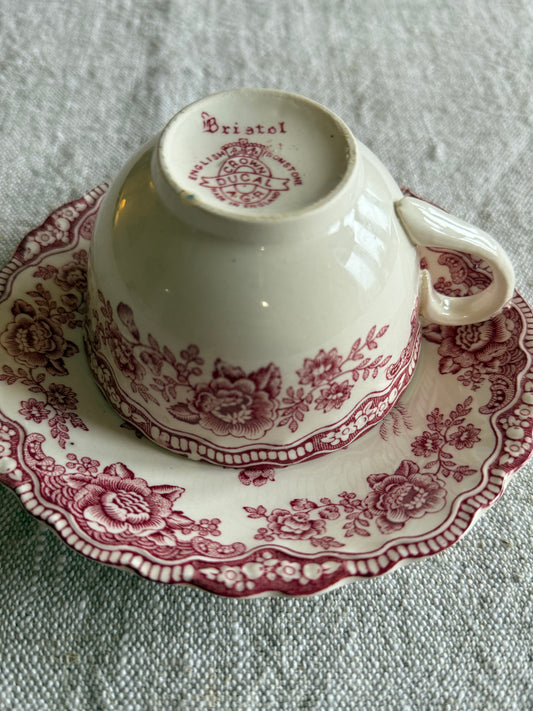 Antique cup and saucer.