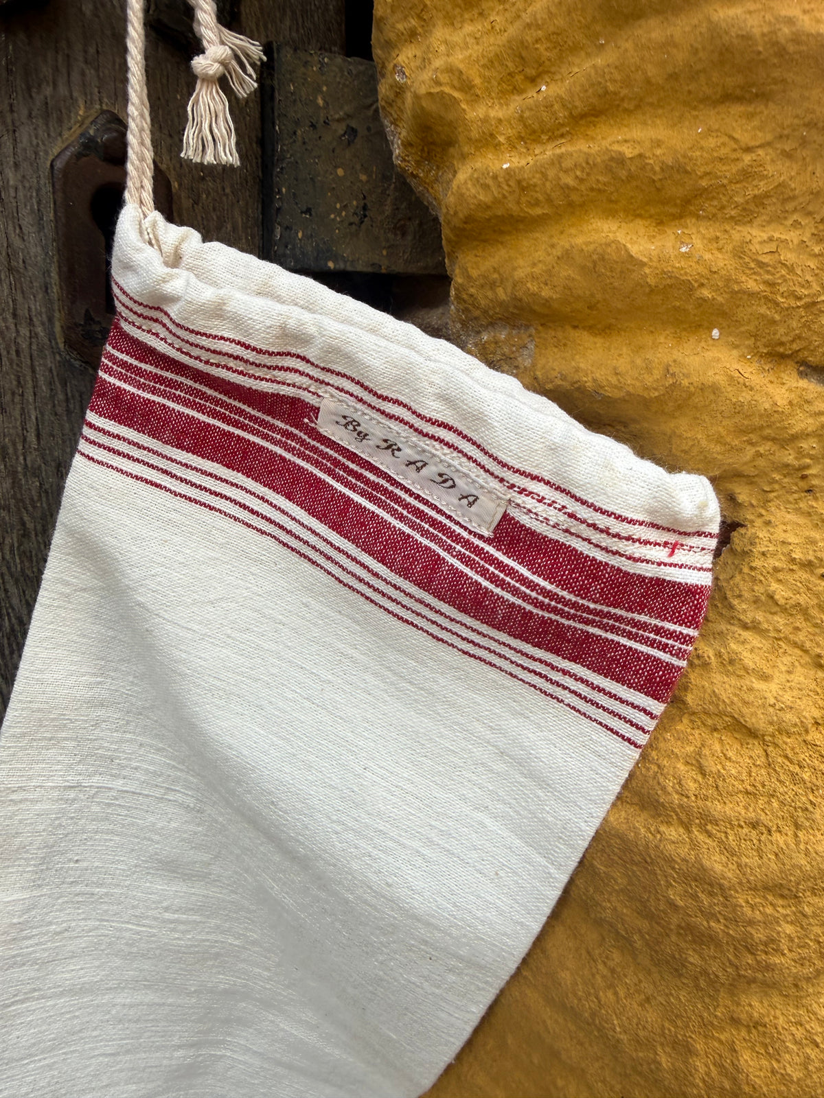 The Old Baguette keeper | Vintage handwoven cotton