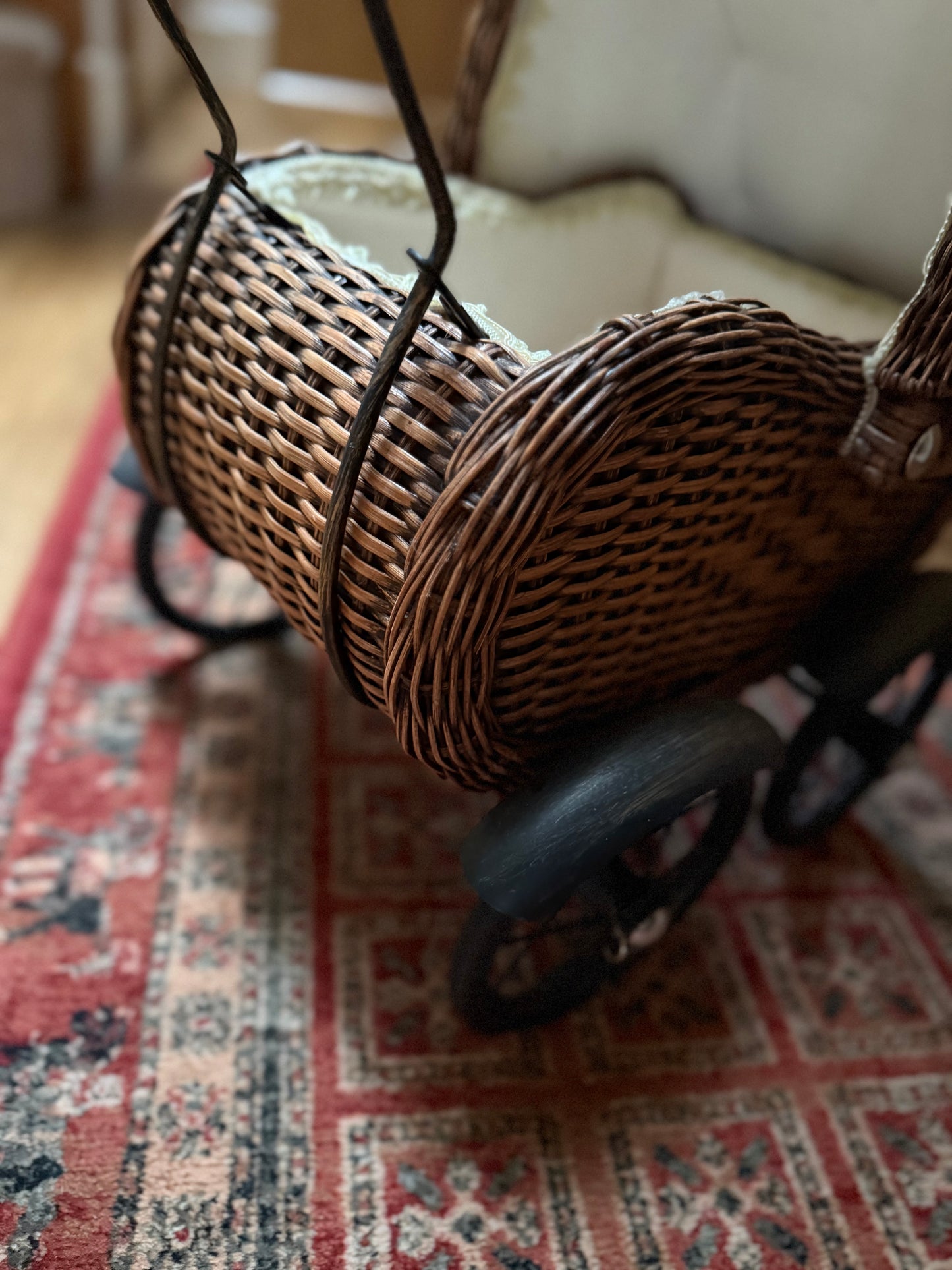 Vintage doll pram.