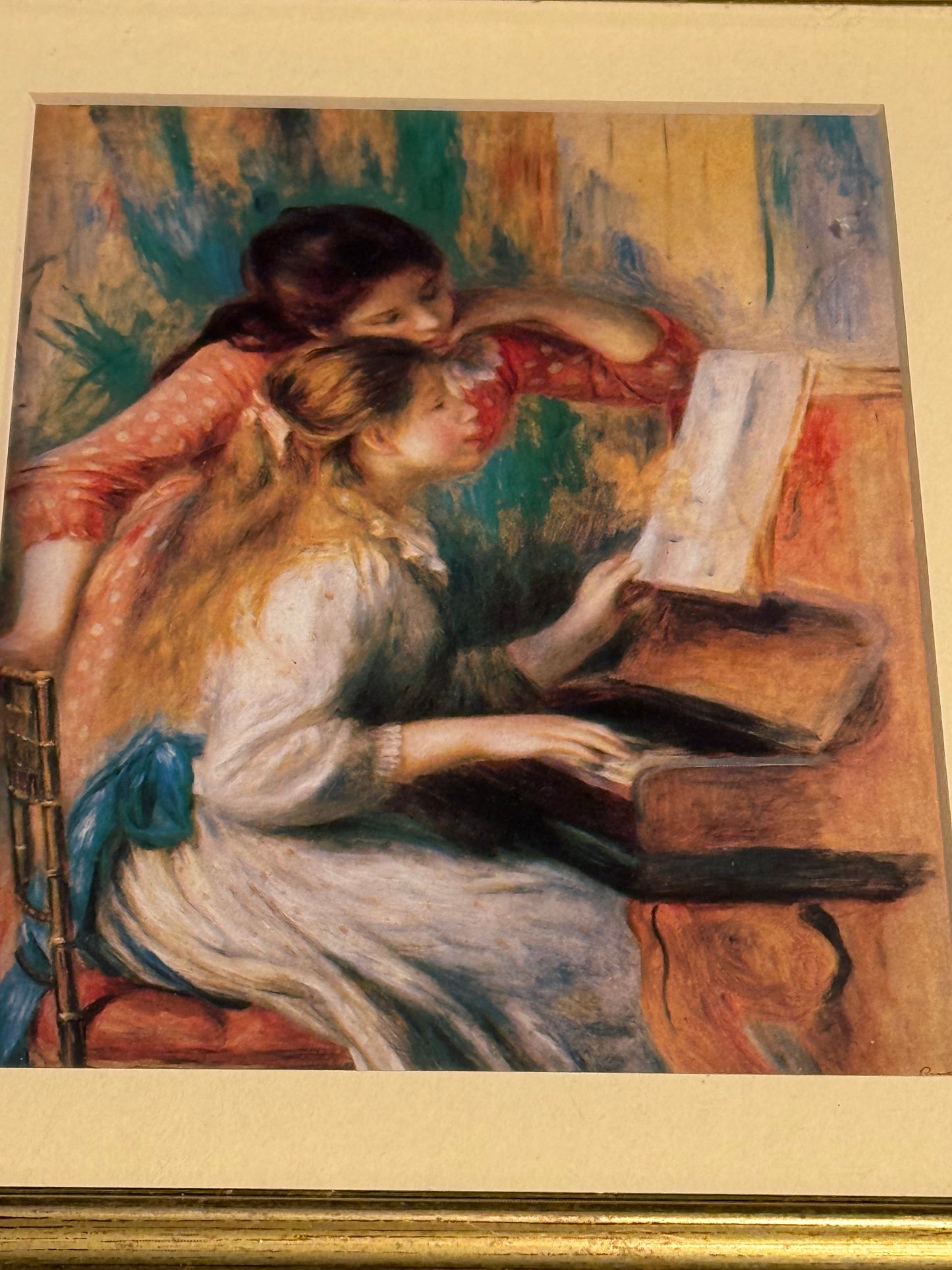 Small vintage print.