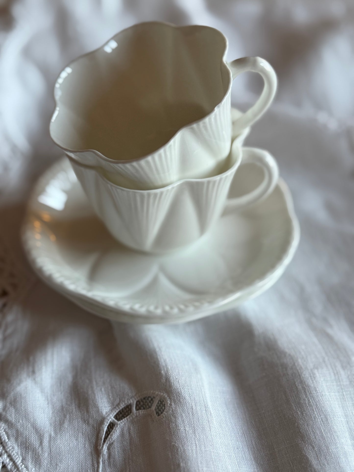Vintage Shelley cup as and saucers.