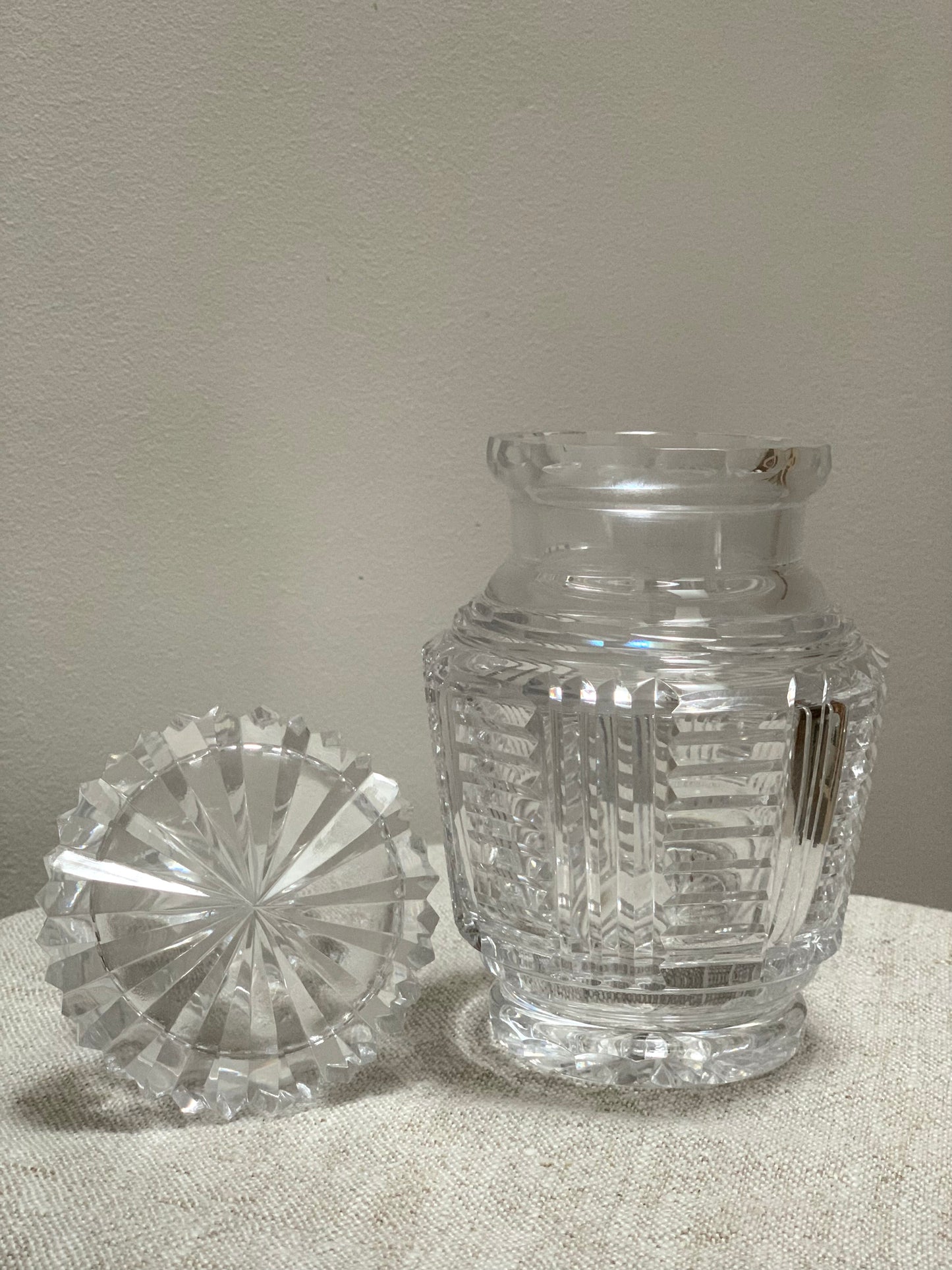 Small crystal decanter.