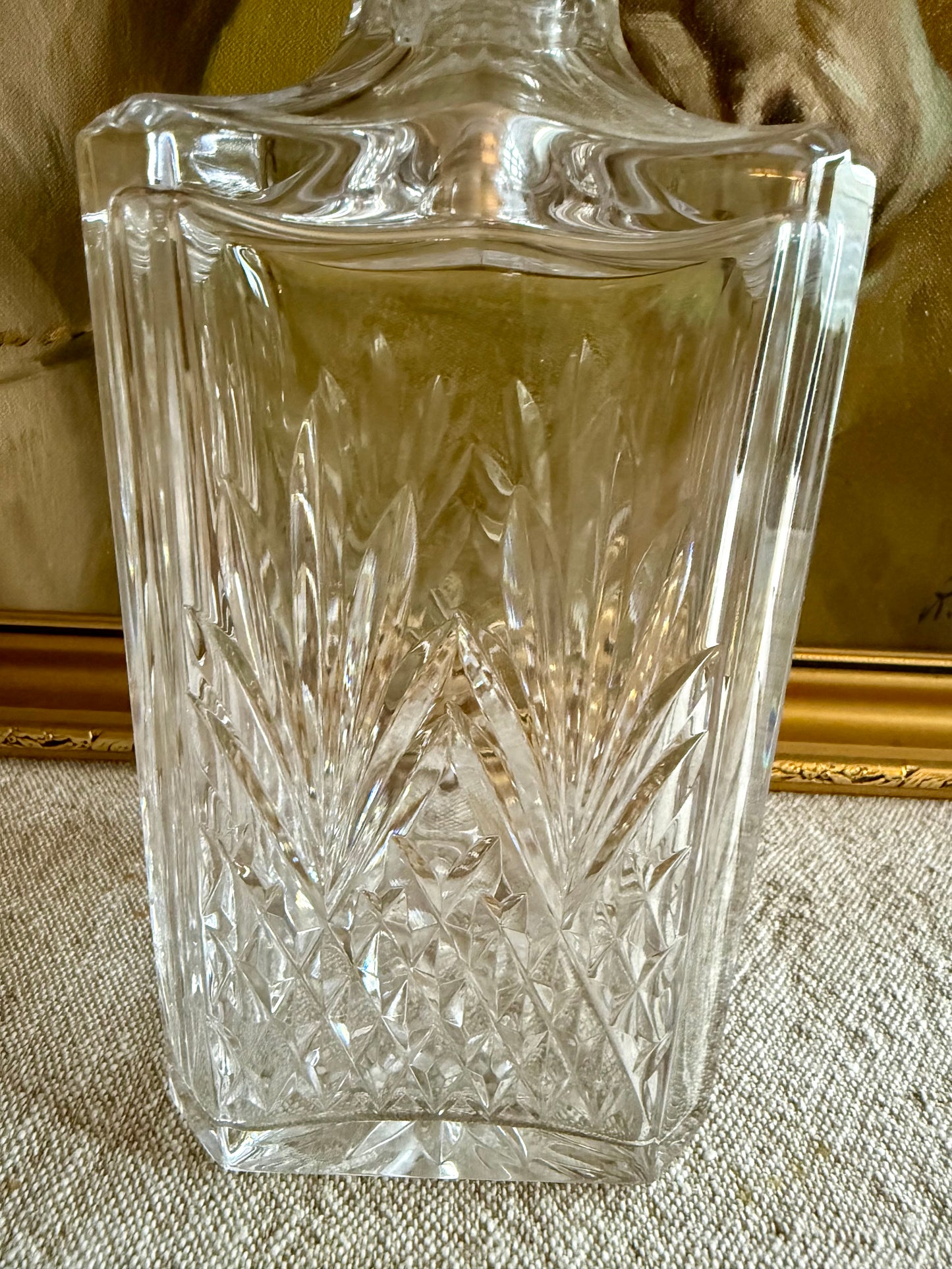 Vintage Edinburgh crystal decanter.