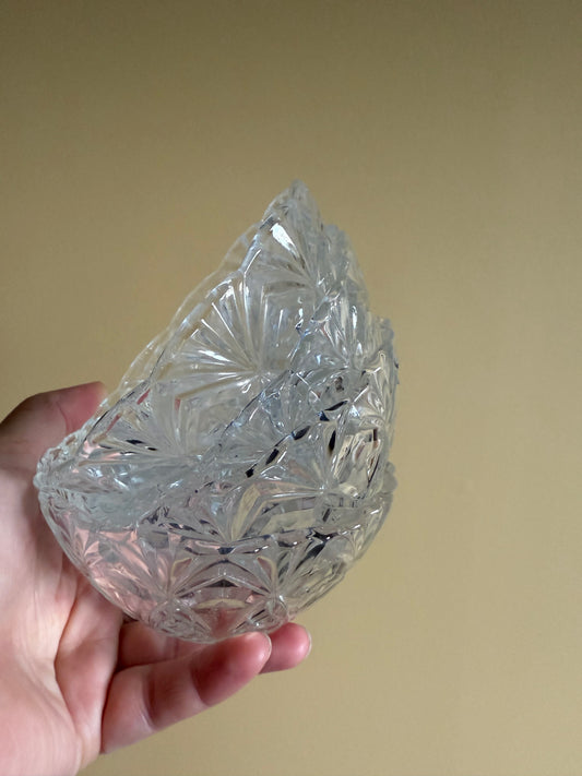Vintage, glass dessert bowls.