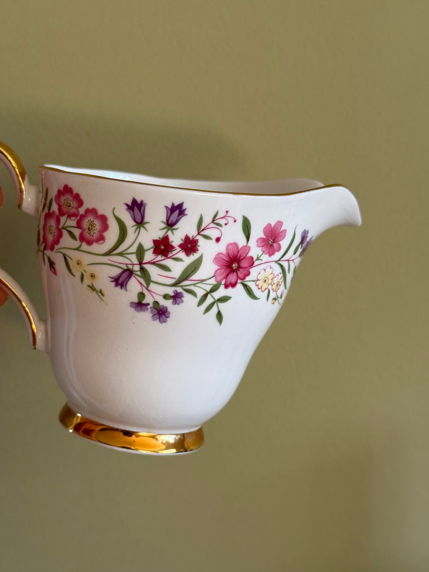 Vintage, fine bone china tea set.