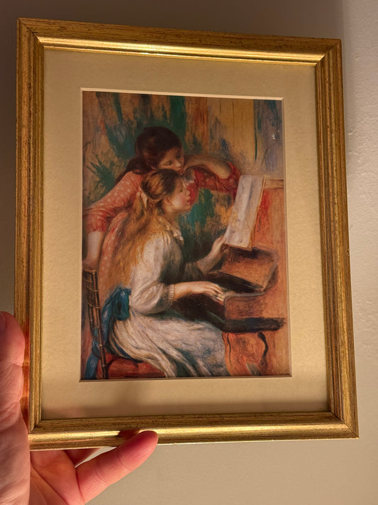 Small vintage print.