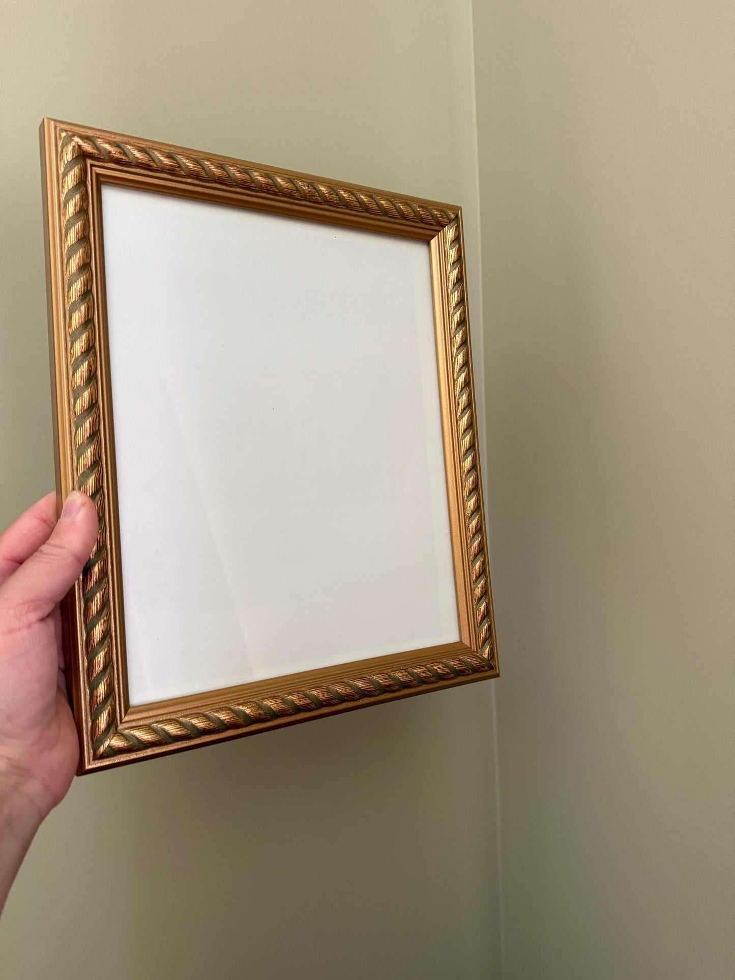 Vintage wooden gilded frame