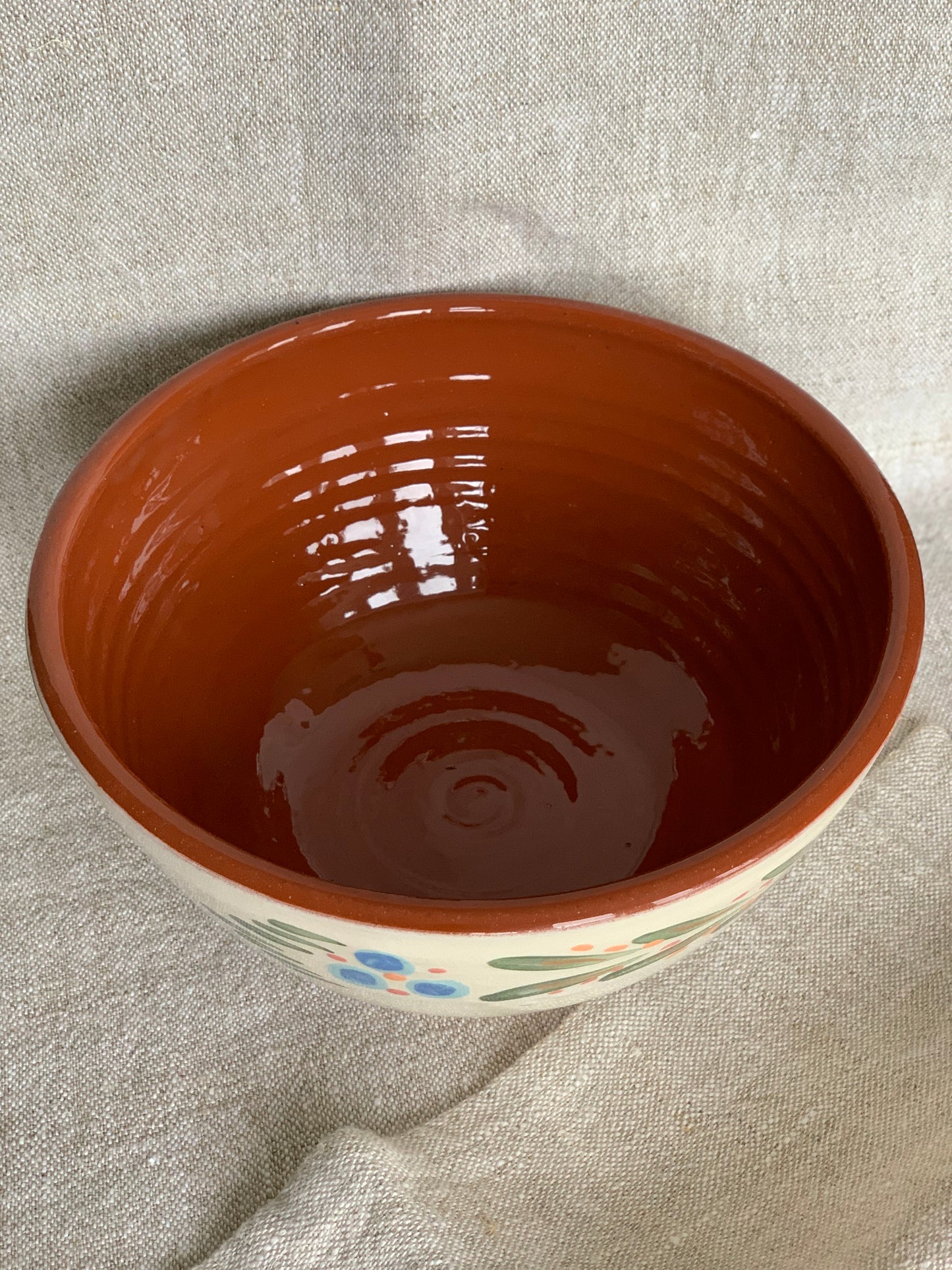 Handmade ceramic bowl.