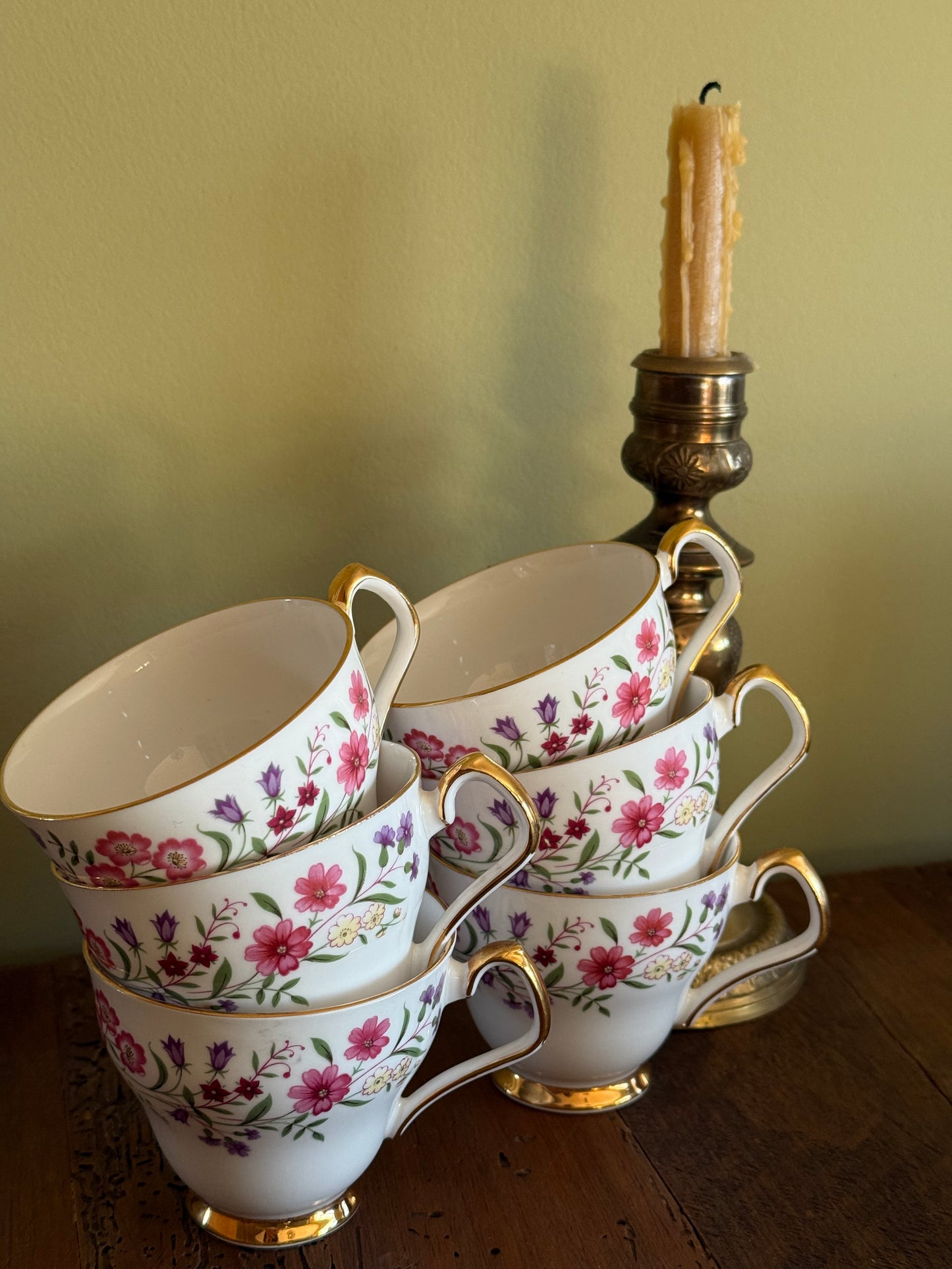 Vintage, fine bone china tea set.