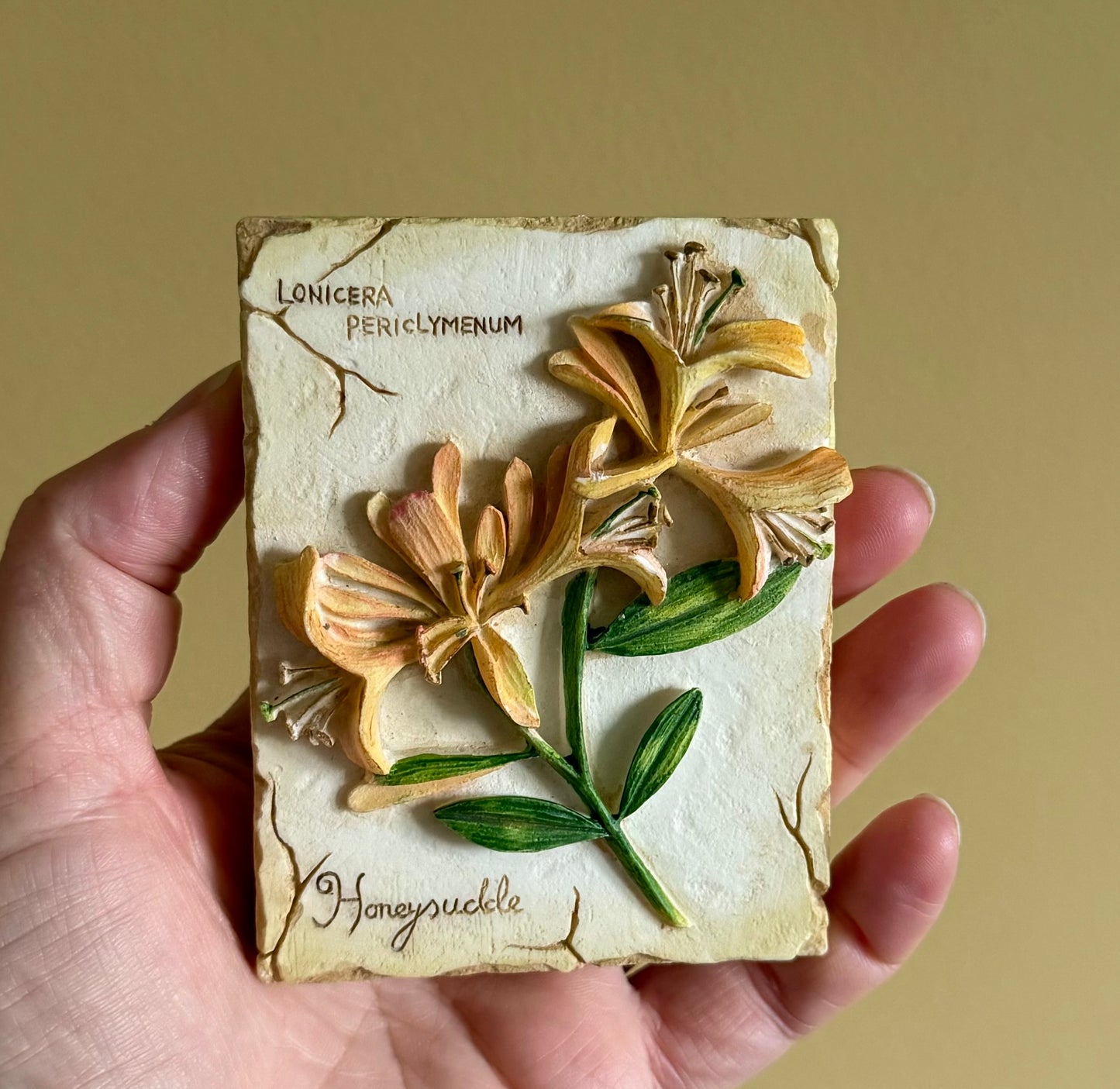 Vintage, small floral wall art.