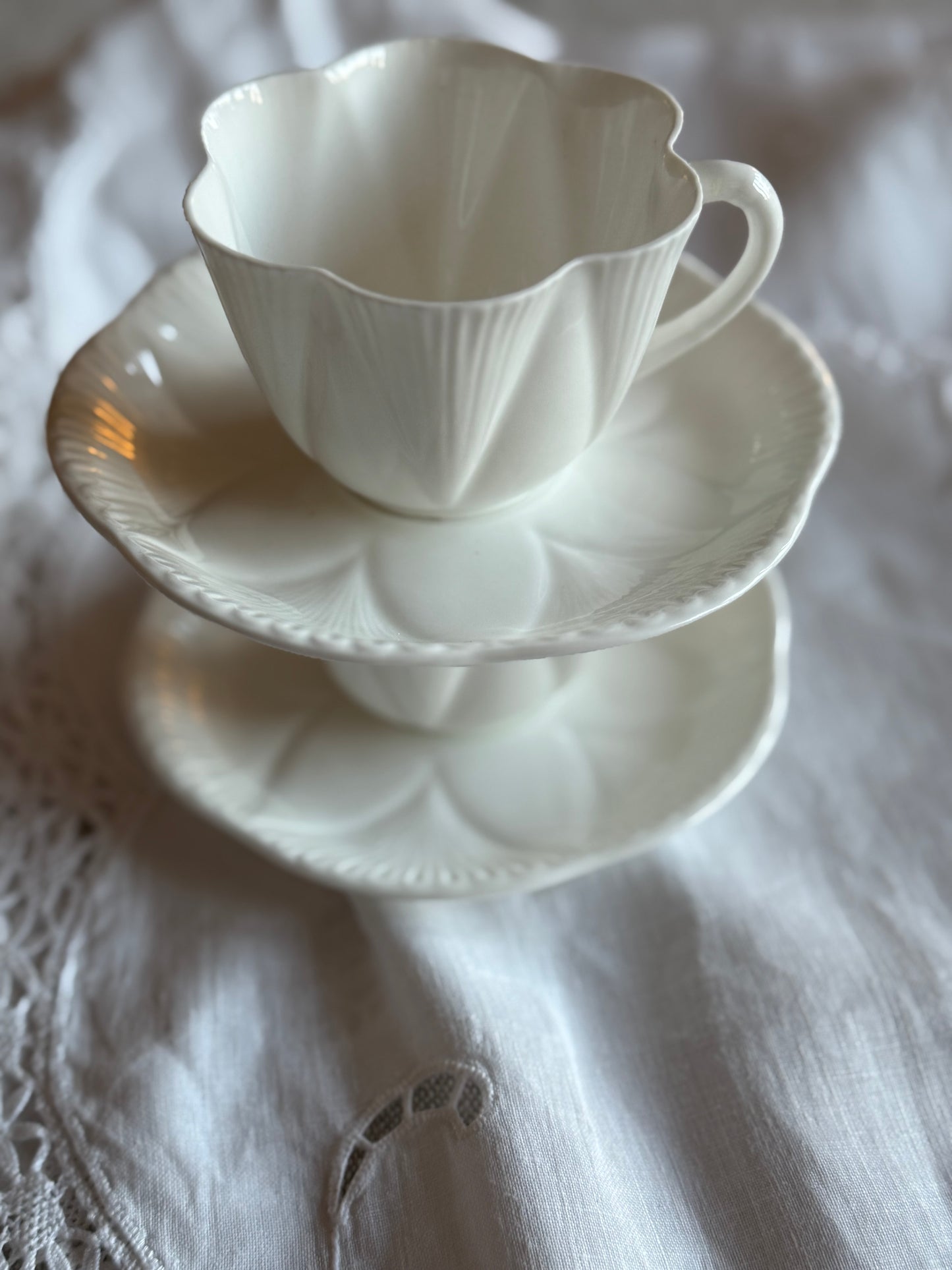 Vintage Shelley cup as and saucers.
