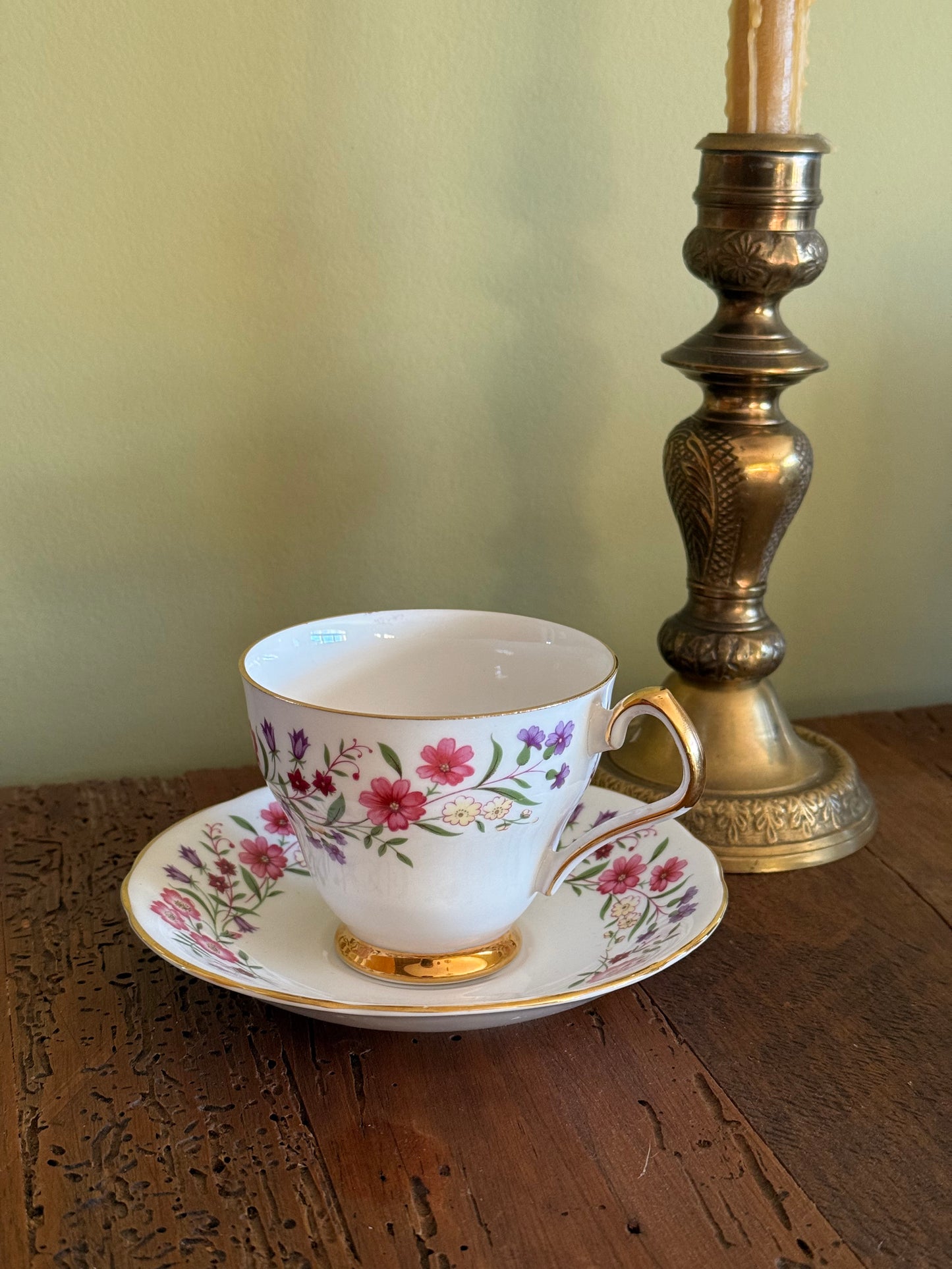 Vintage, fine bone china tea set.