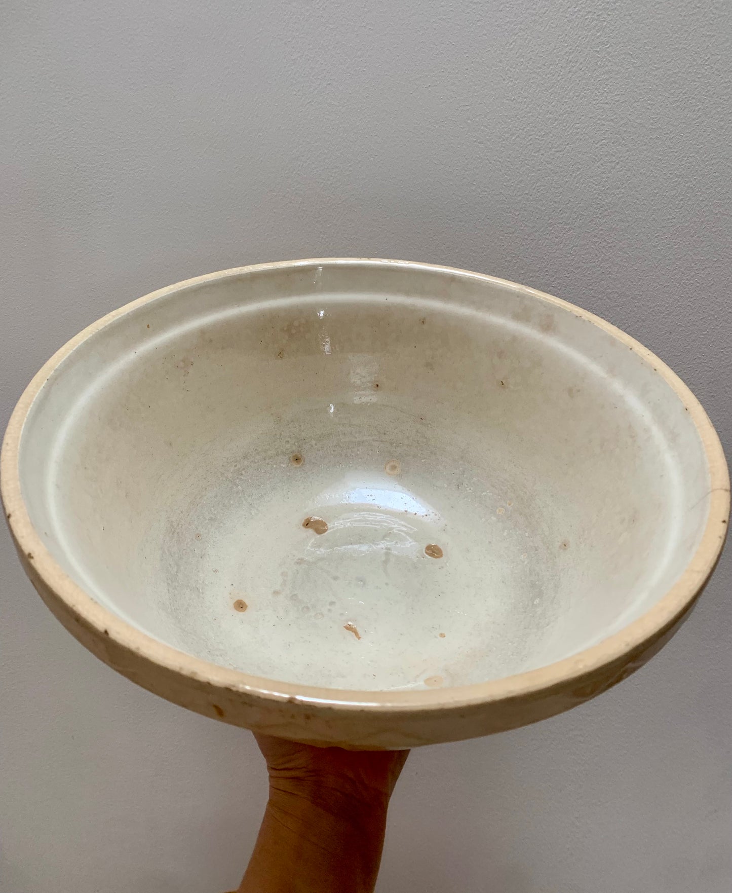 Antique, Mason Cash large mixing bowl.